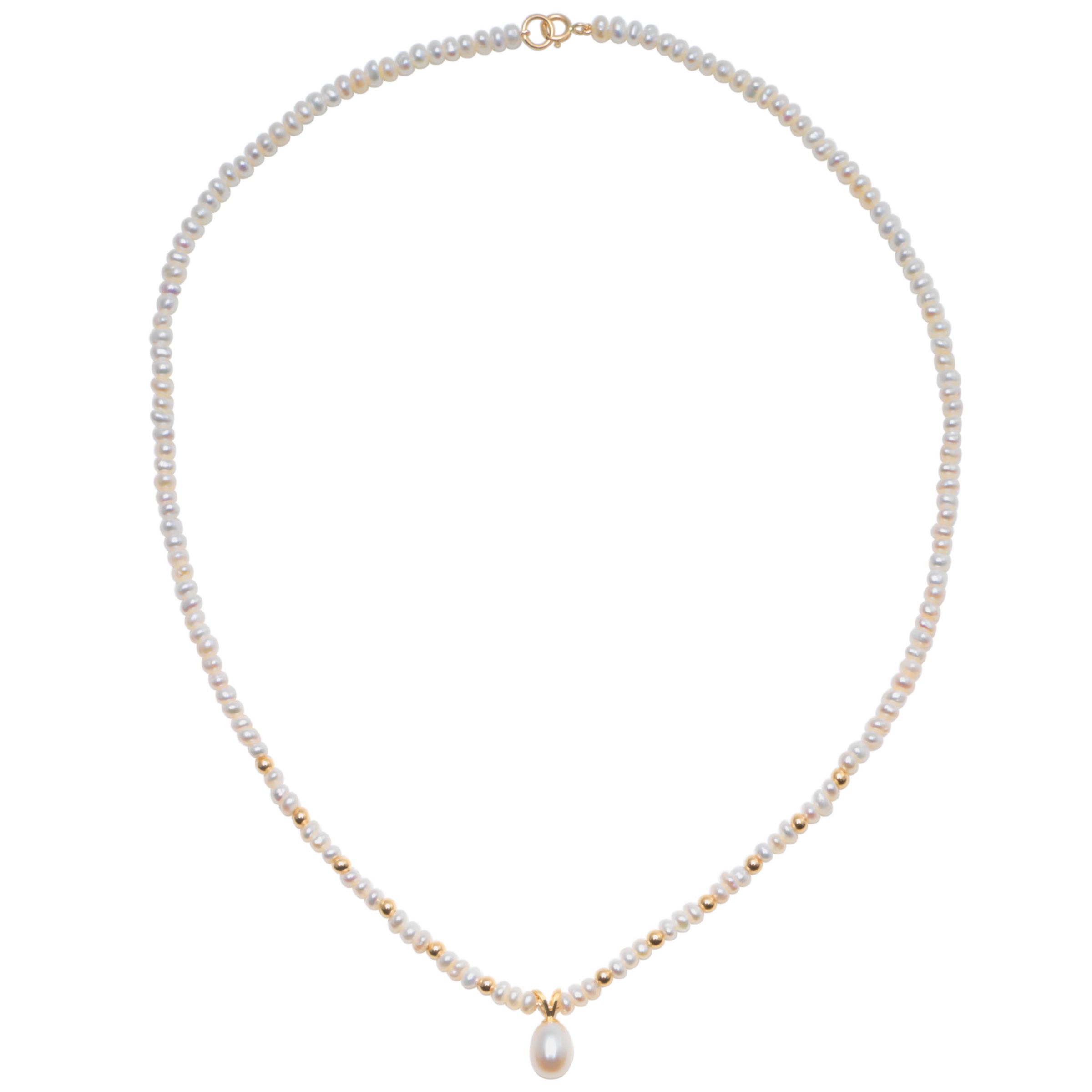 Freshwater Pearl Oval Drop 17