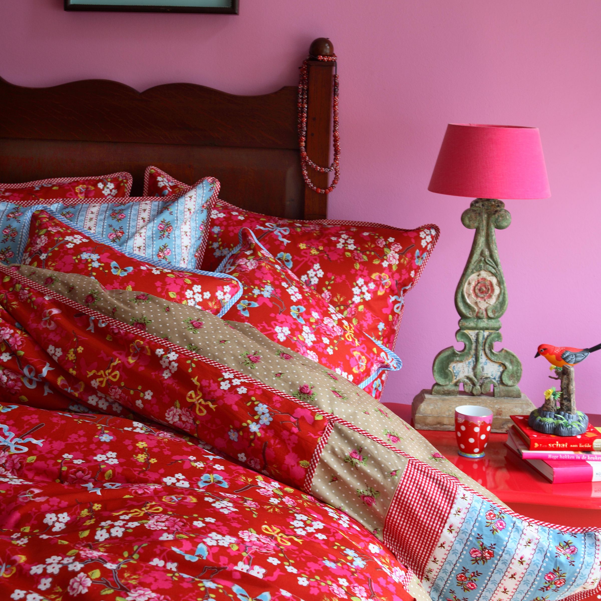 Chinese Rose Duvet Cover and