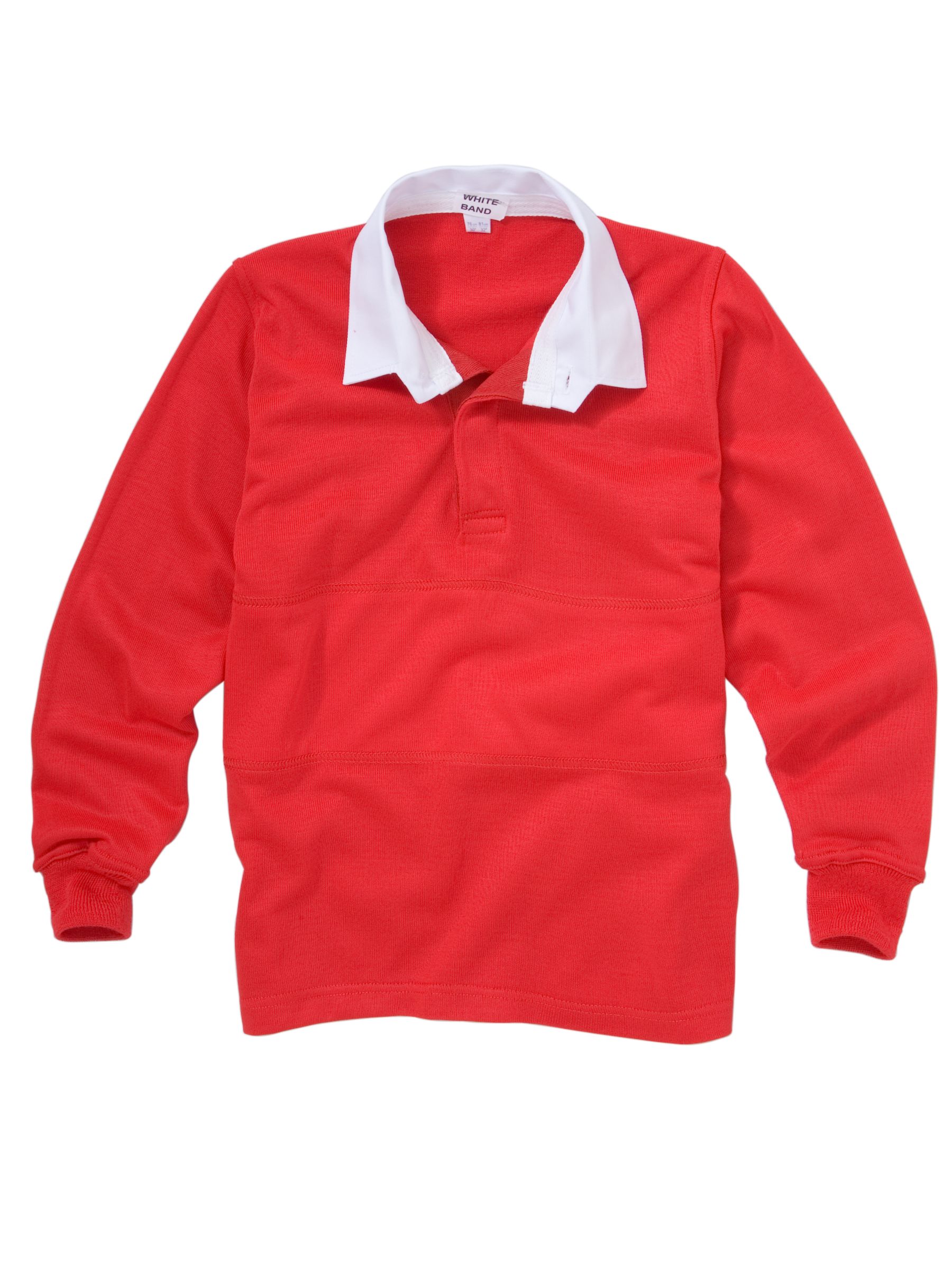 School Boys Rugby Shirt, Red