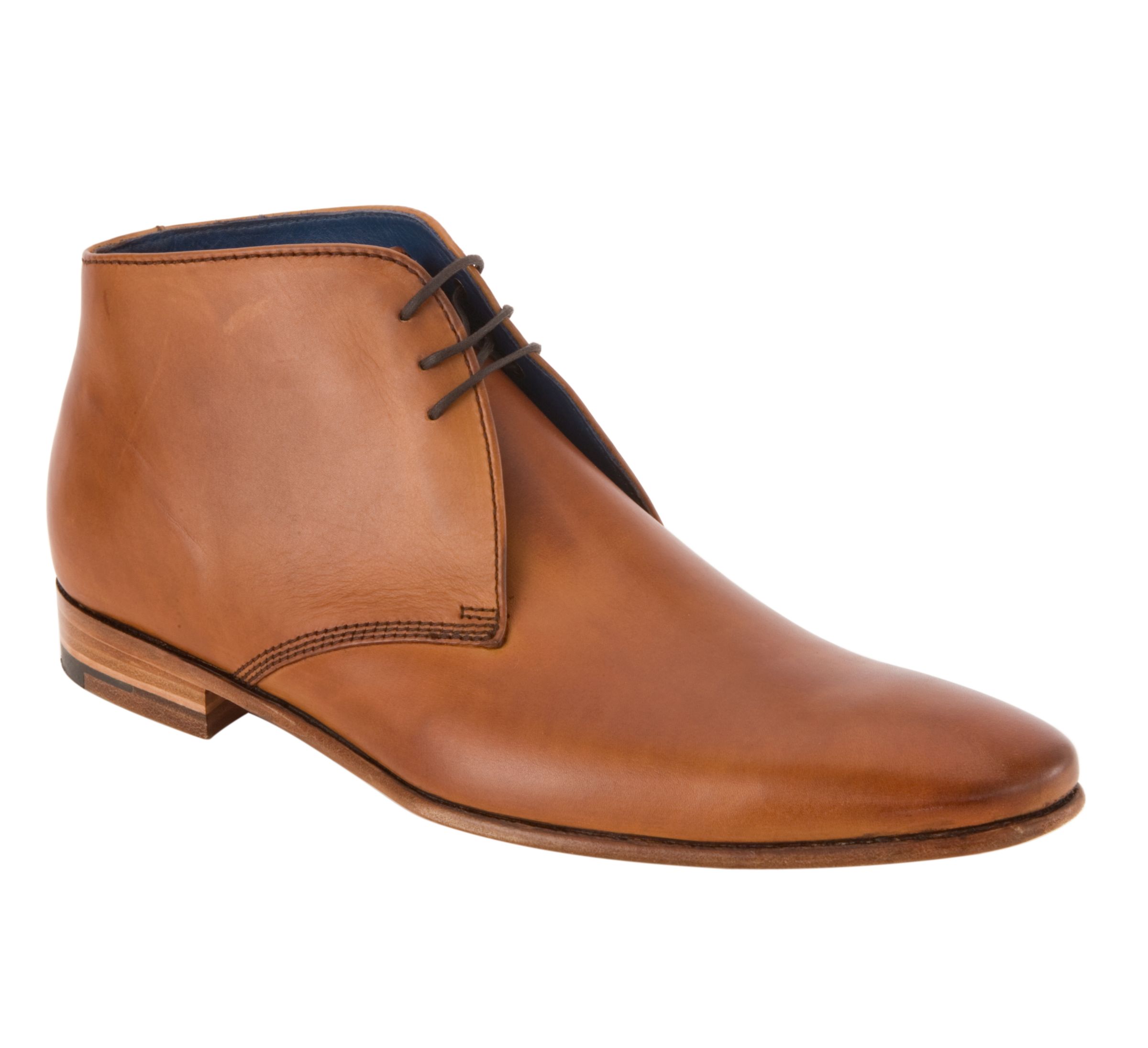 Barker Atwood Leather Boots, Cedar at John Lewis