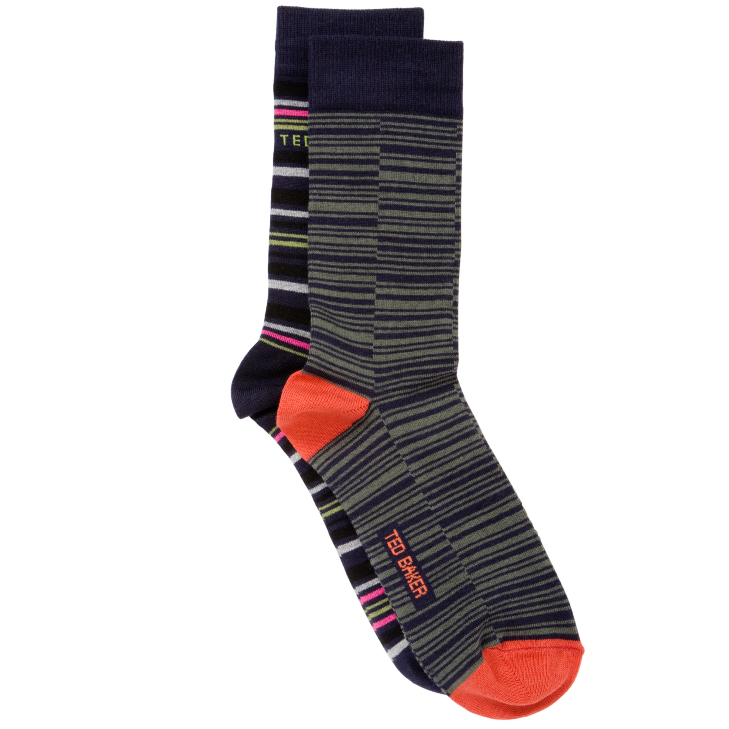 Ted Baker Thin Stripe Socks Pack of 2