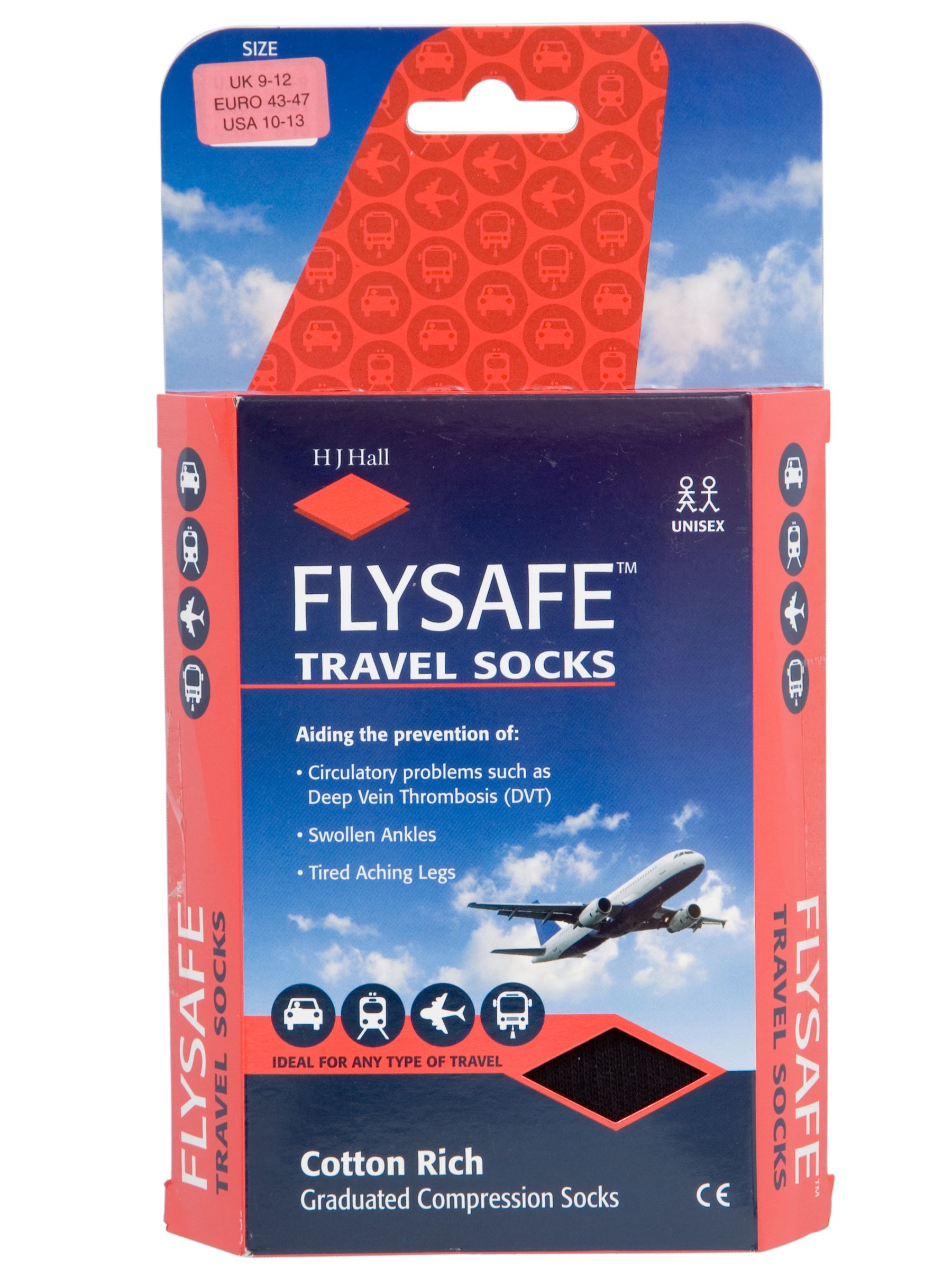 HJ Hall Flysafe Cotton Rich Socks