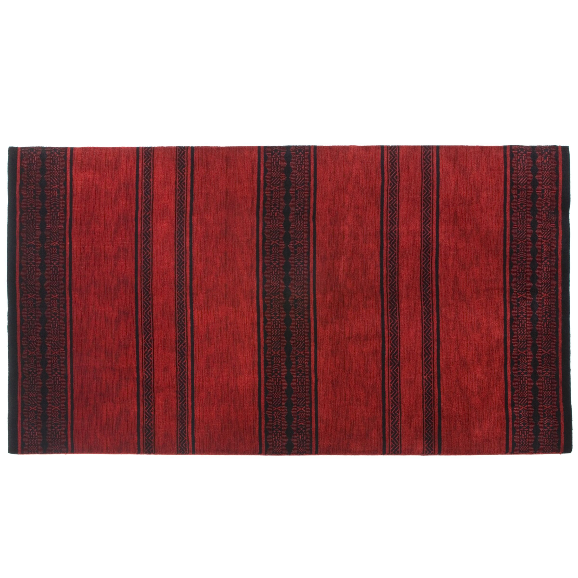 Royal Stripe Rug, Claret at John Lewis