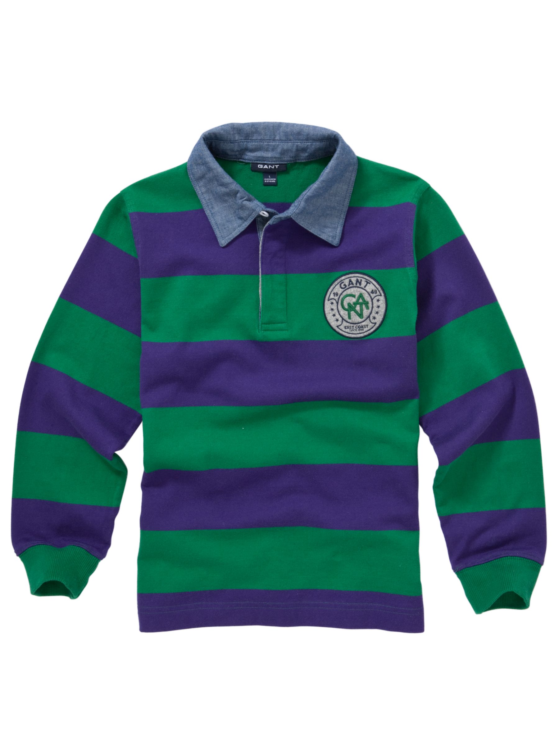 Gant Highland Bar Stripe Heavy Rugger Green