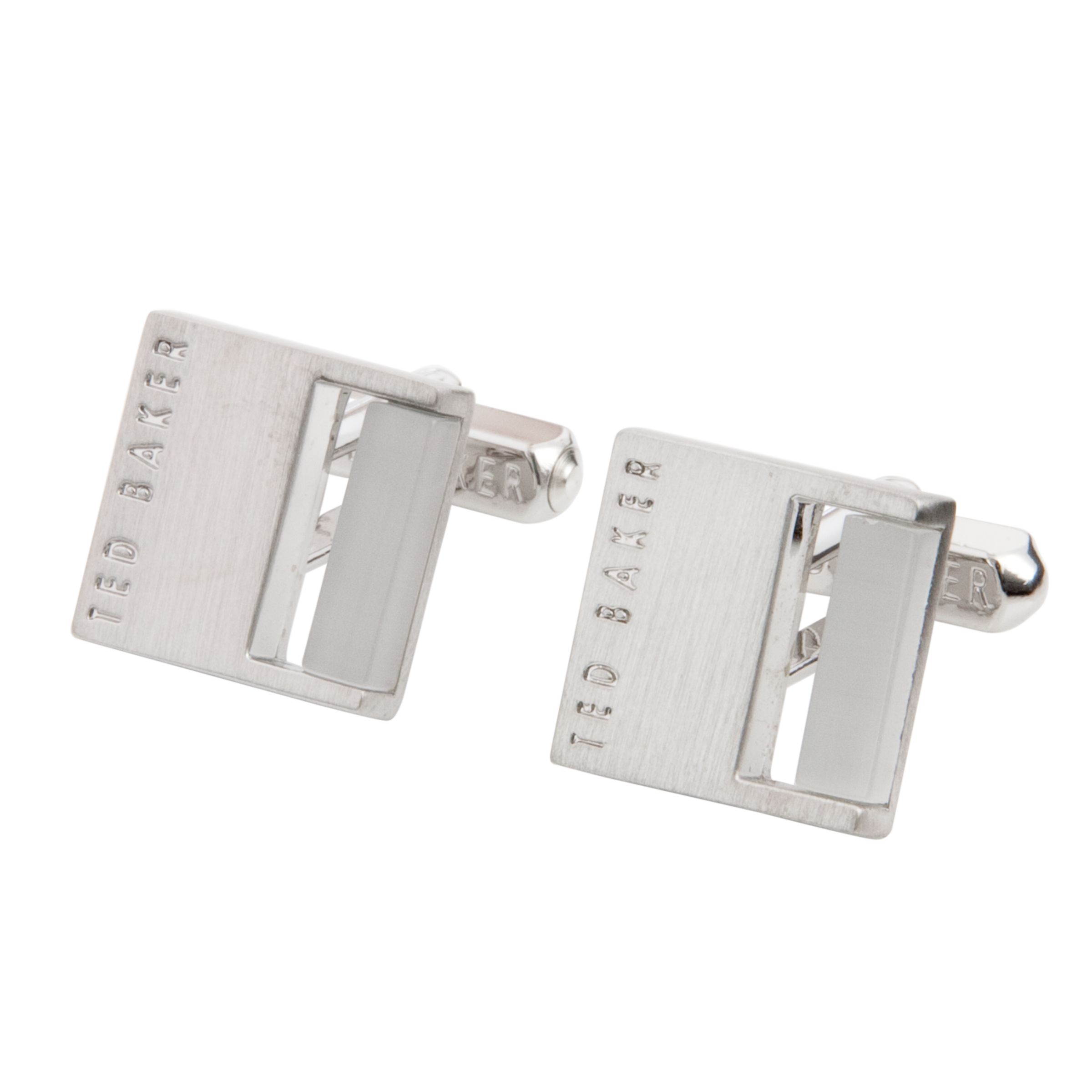 Ted Baker Cateye Bar Cufflinks, White