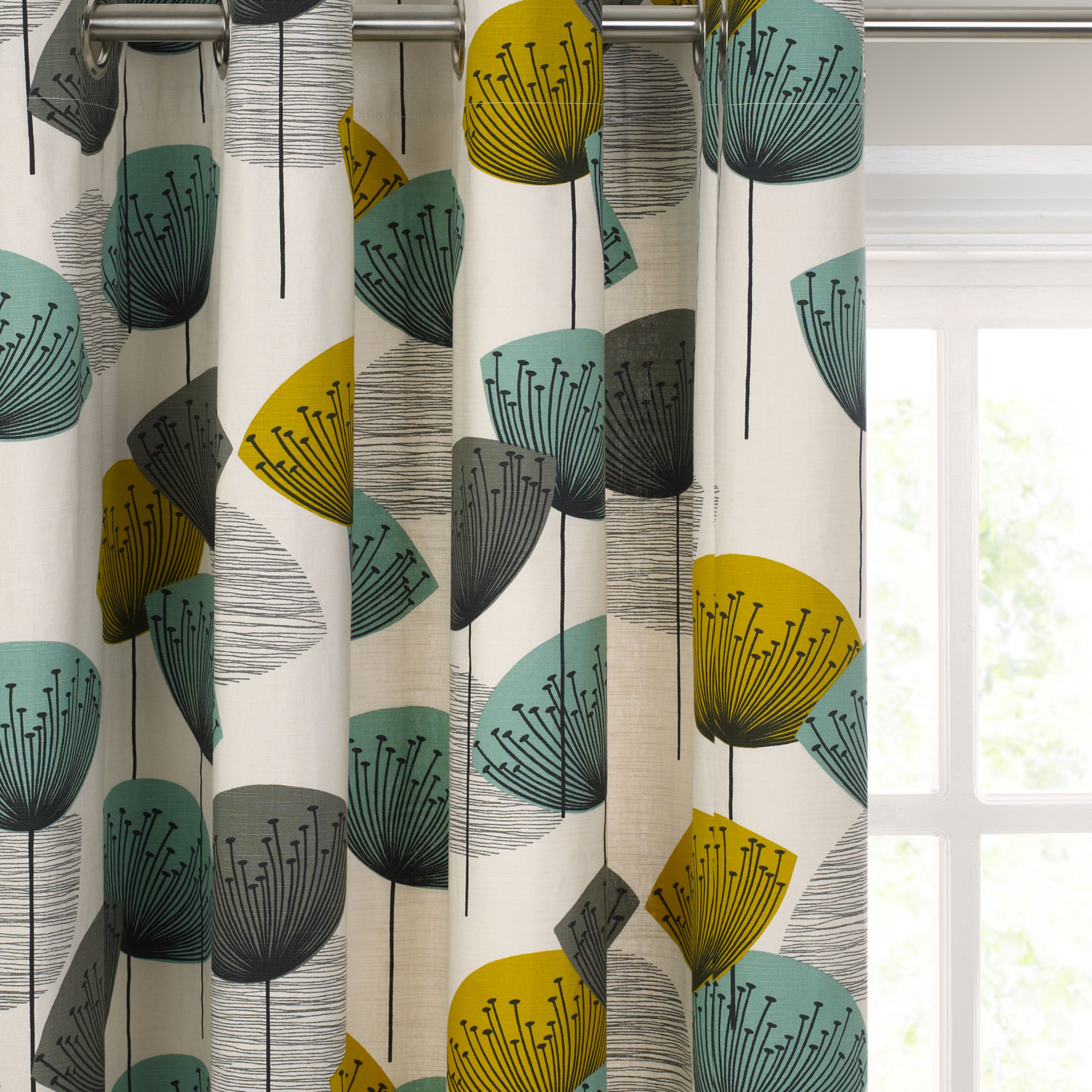 Dandelion Clocks Eyelet Curtains,