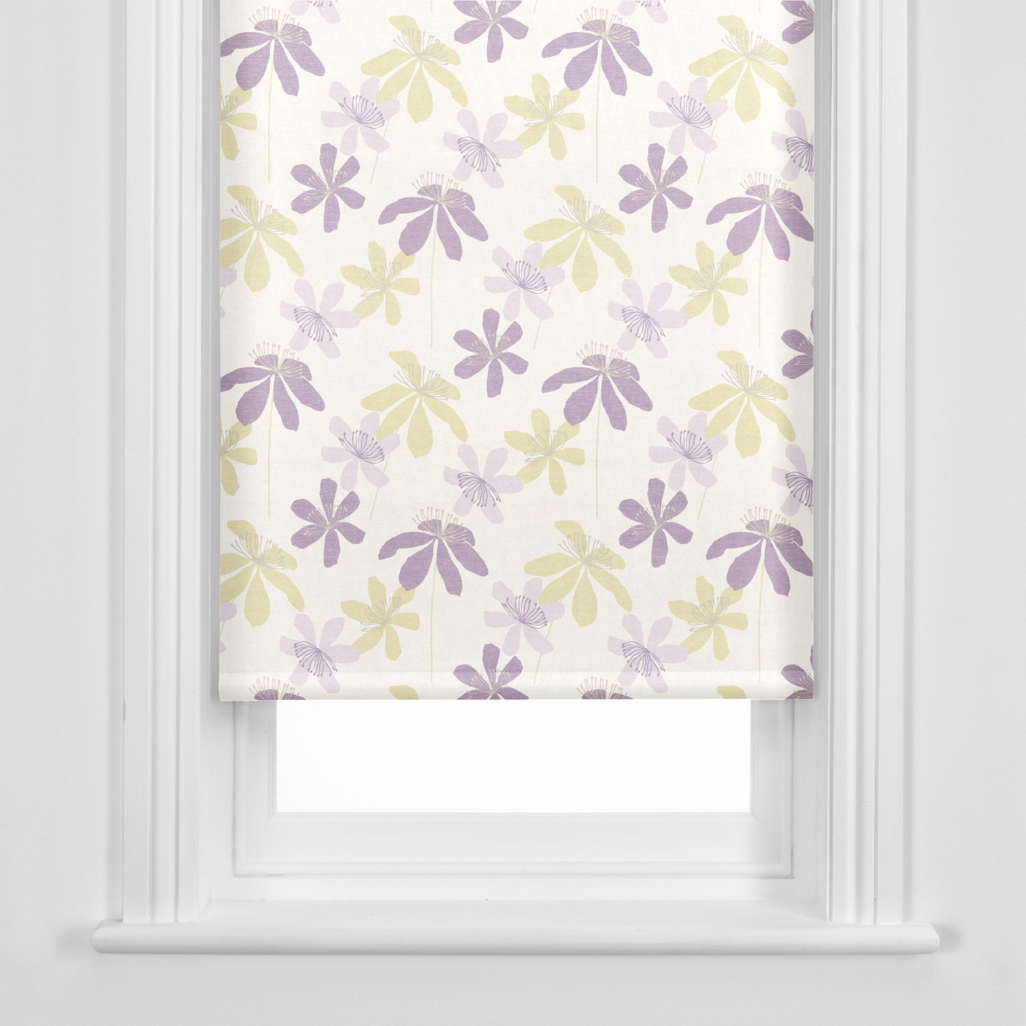 Passion Flower Roller Blinds, Fennel