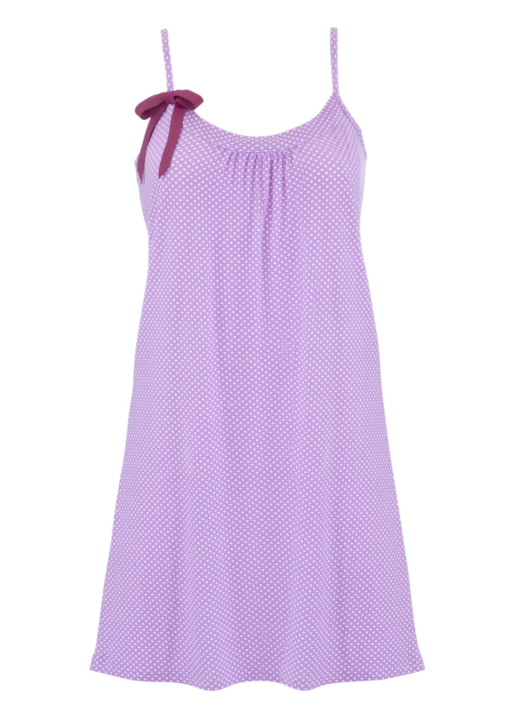 John Lewis Odette Jersey Chemise, Orchid