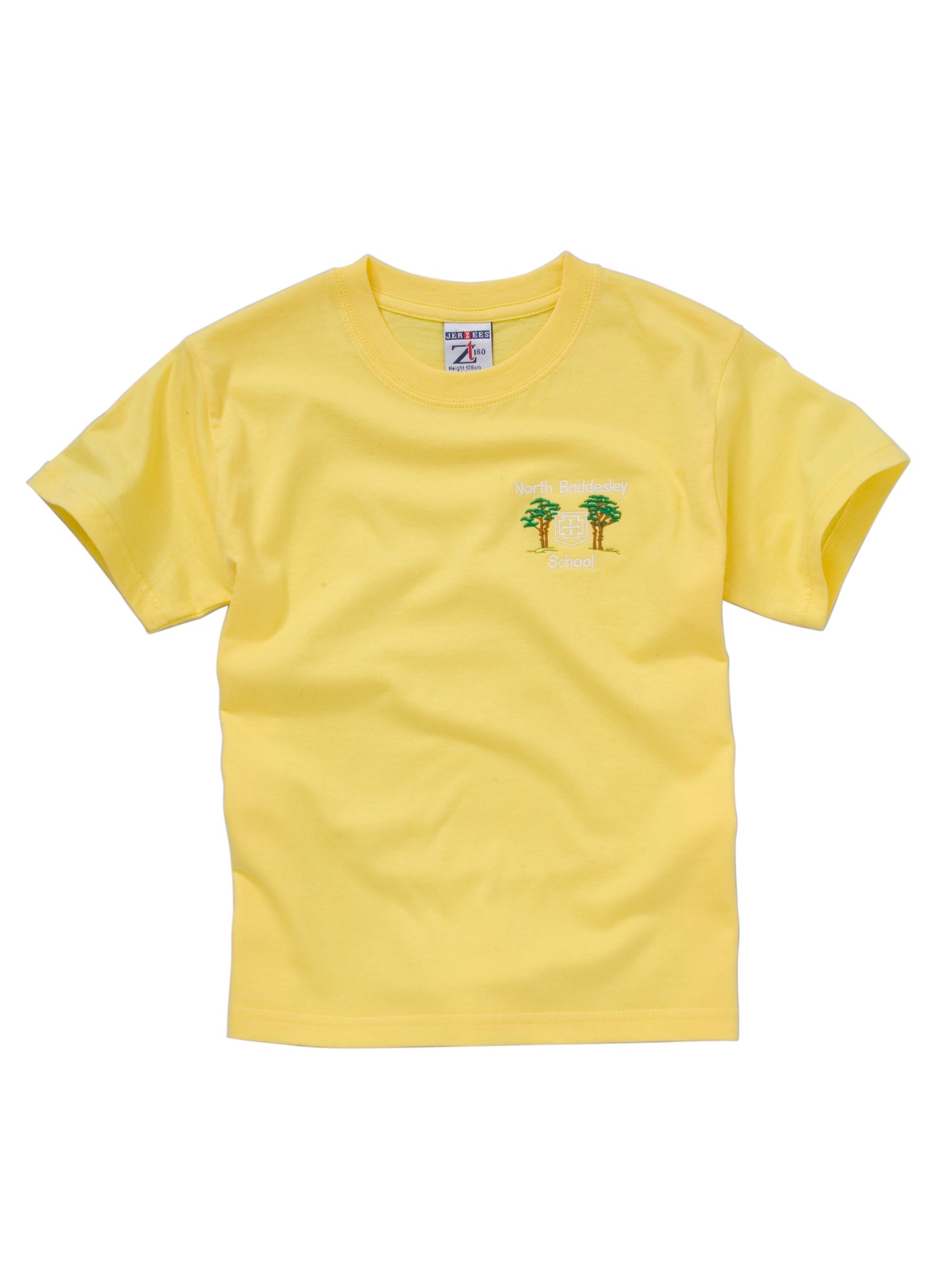 North Baddesley Junior School PE T-Shirt, Yellow