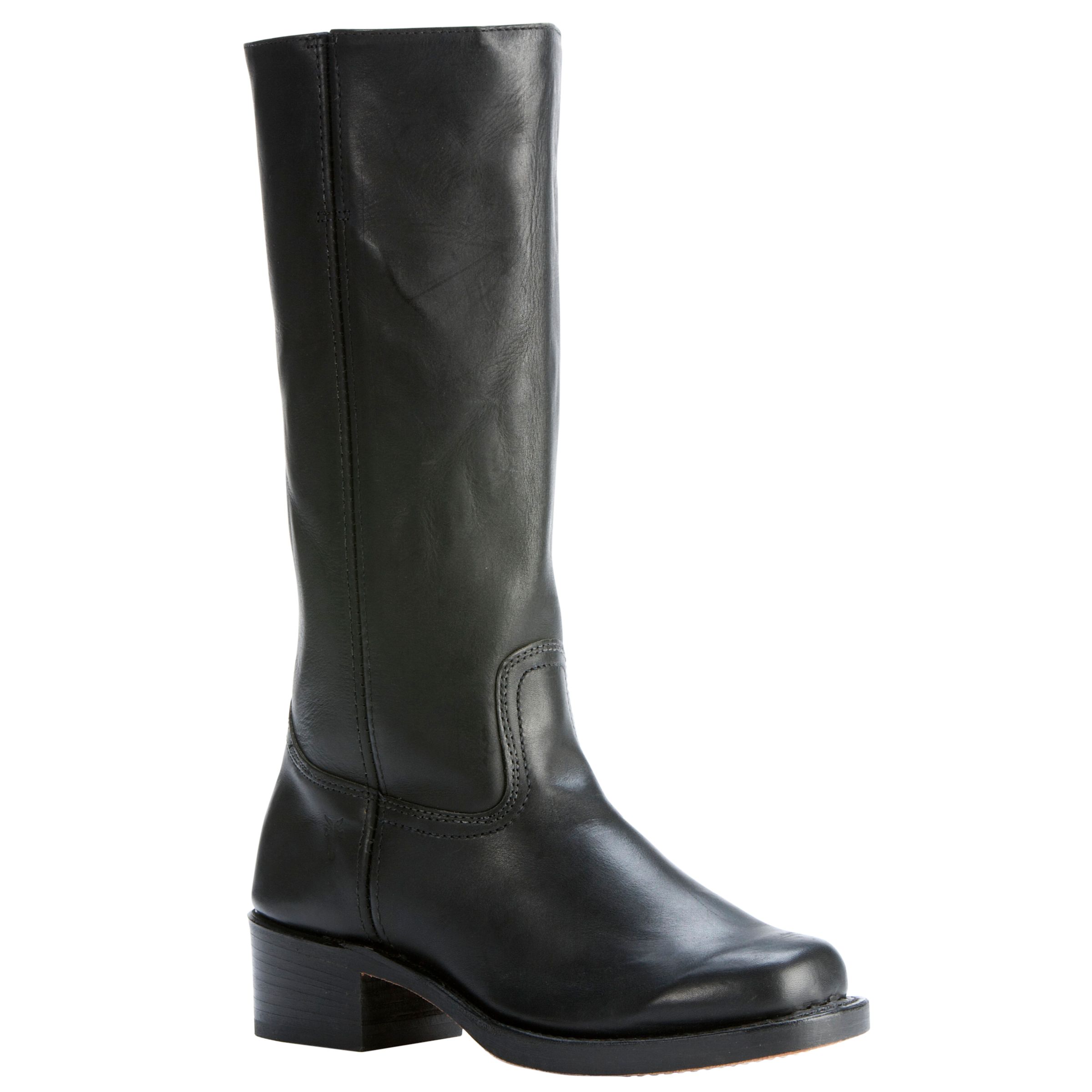 Frye Campus 14L Half Length Boots, Black at John Lewis