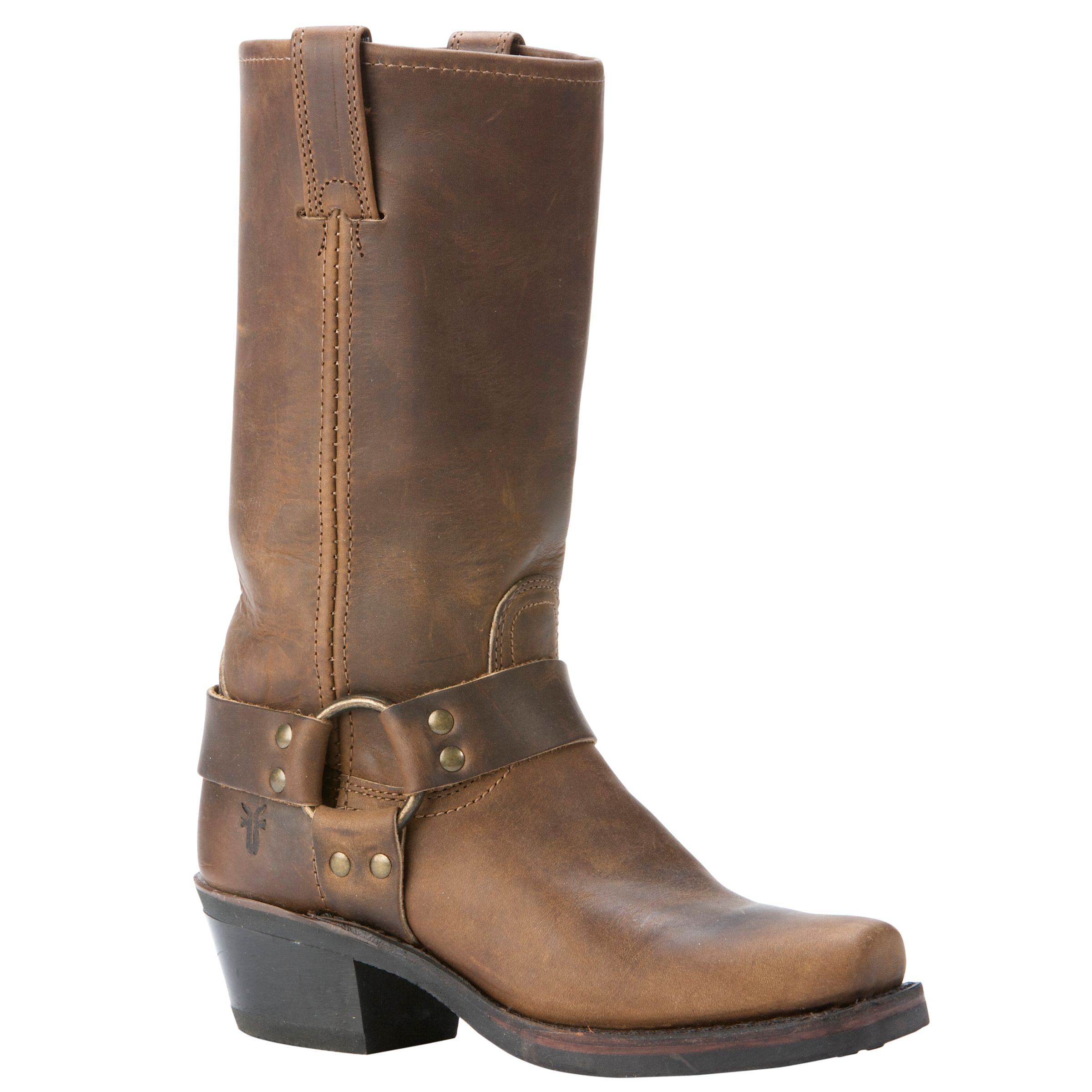 Frye Harness 12R Half Length Boots, Tan at John Lewis