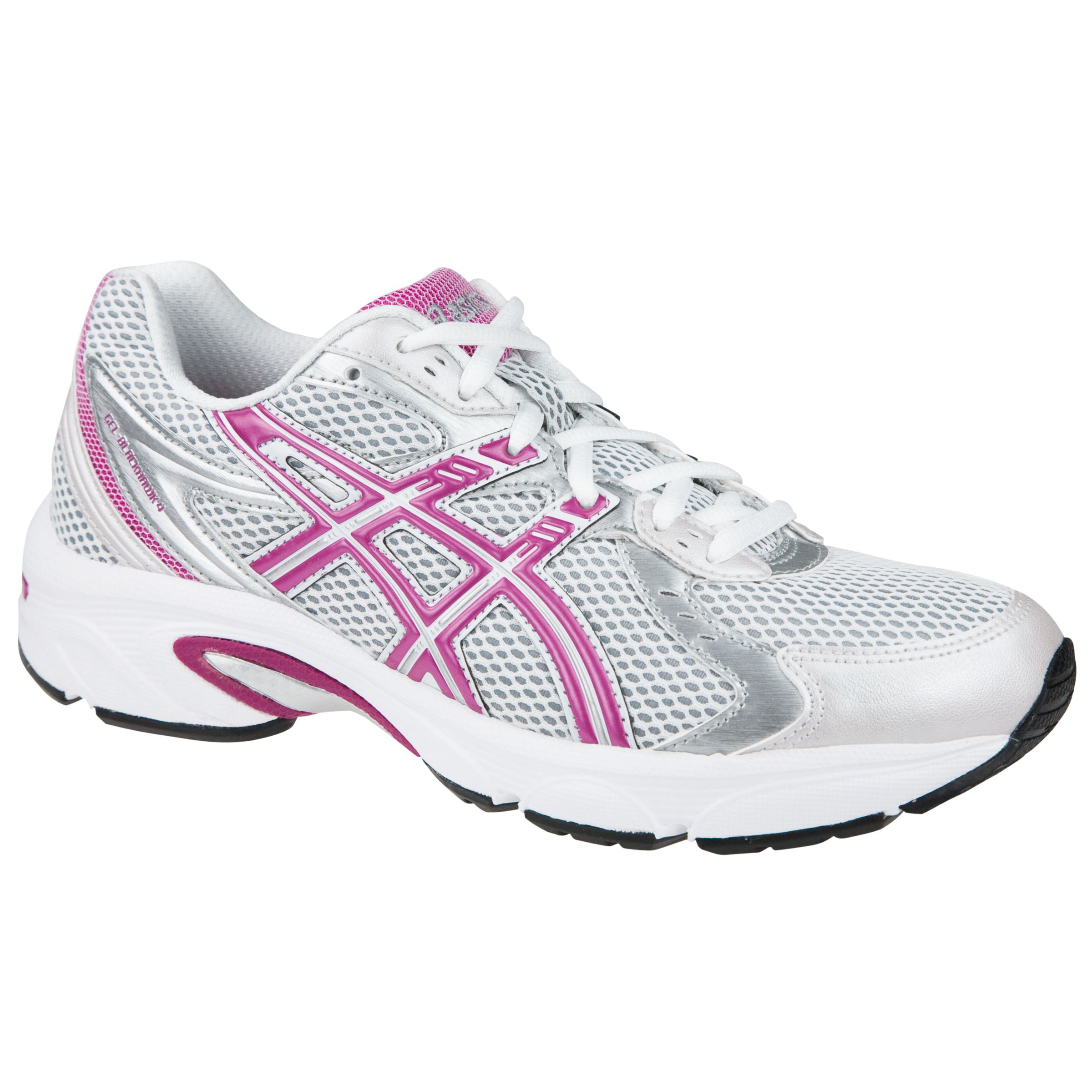 Gel Blackhawk 4 Running Shoes, White/Pink