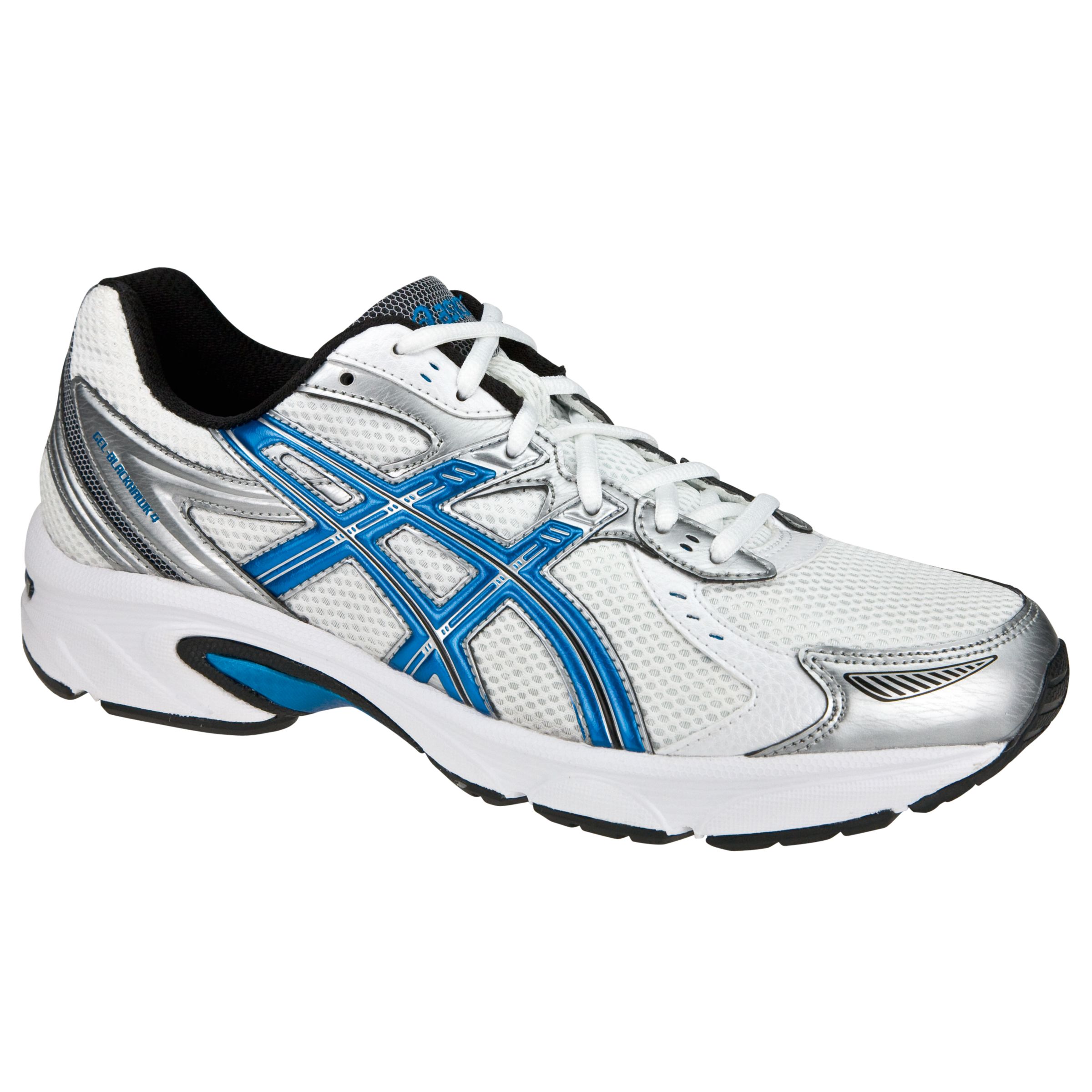 Gel Blackhawk 4 Running Shoes, White/Blue