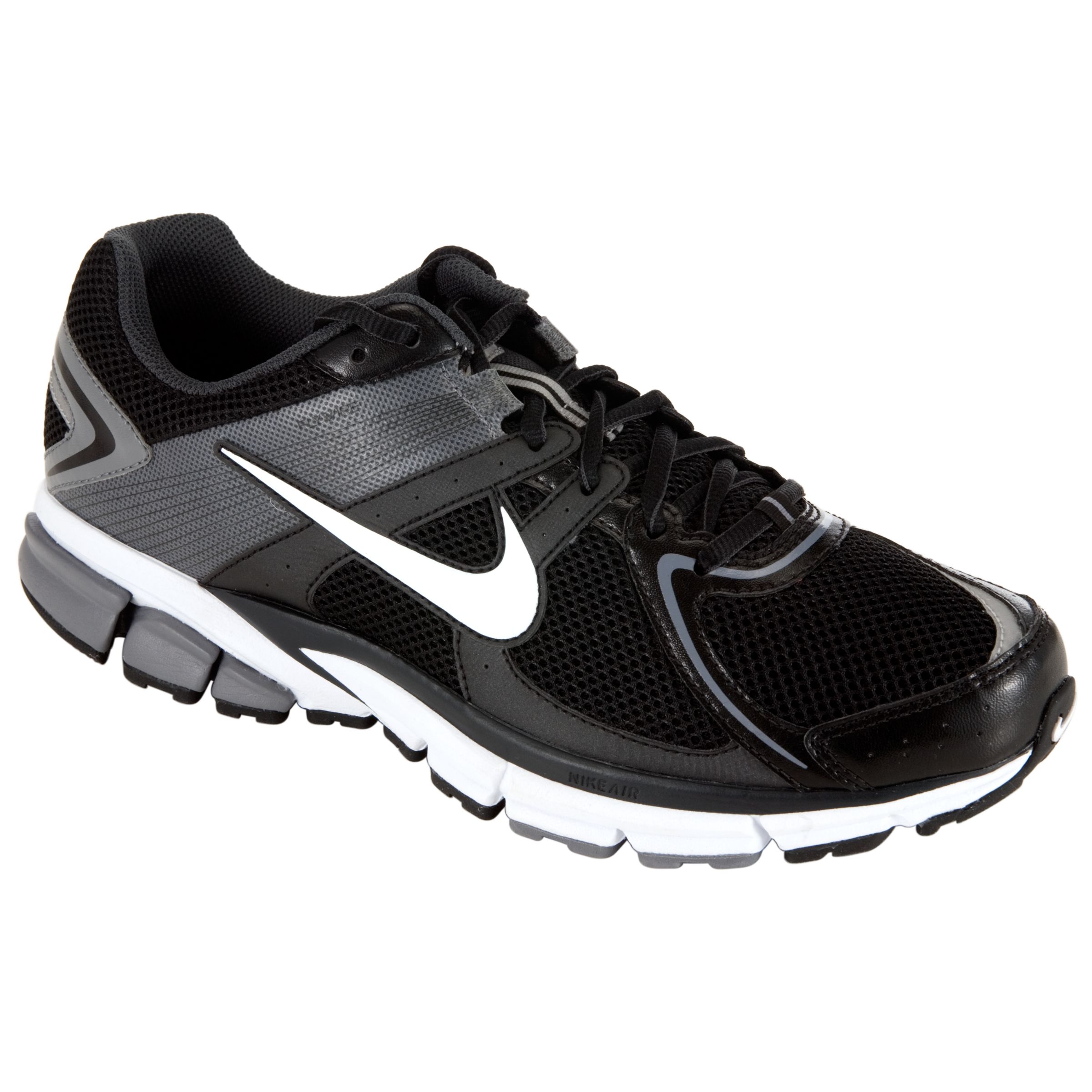 Air Span+ 7 Mens Running Shoes, Black