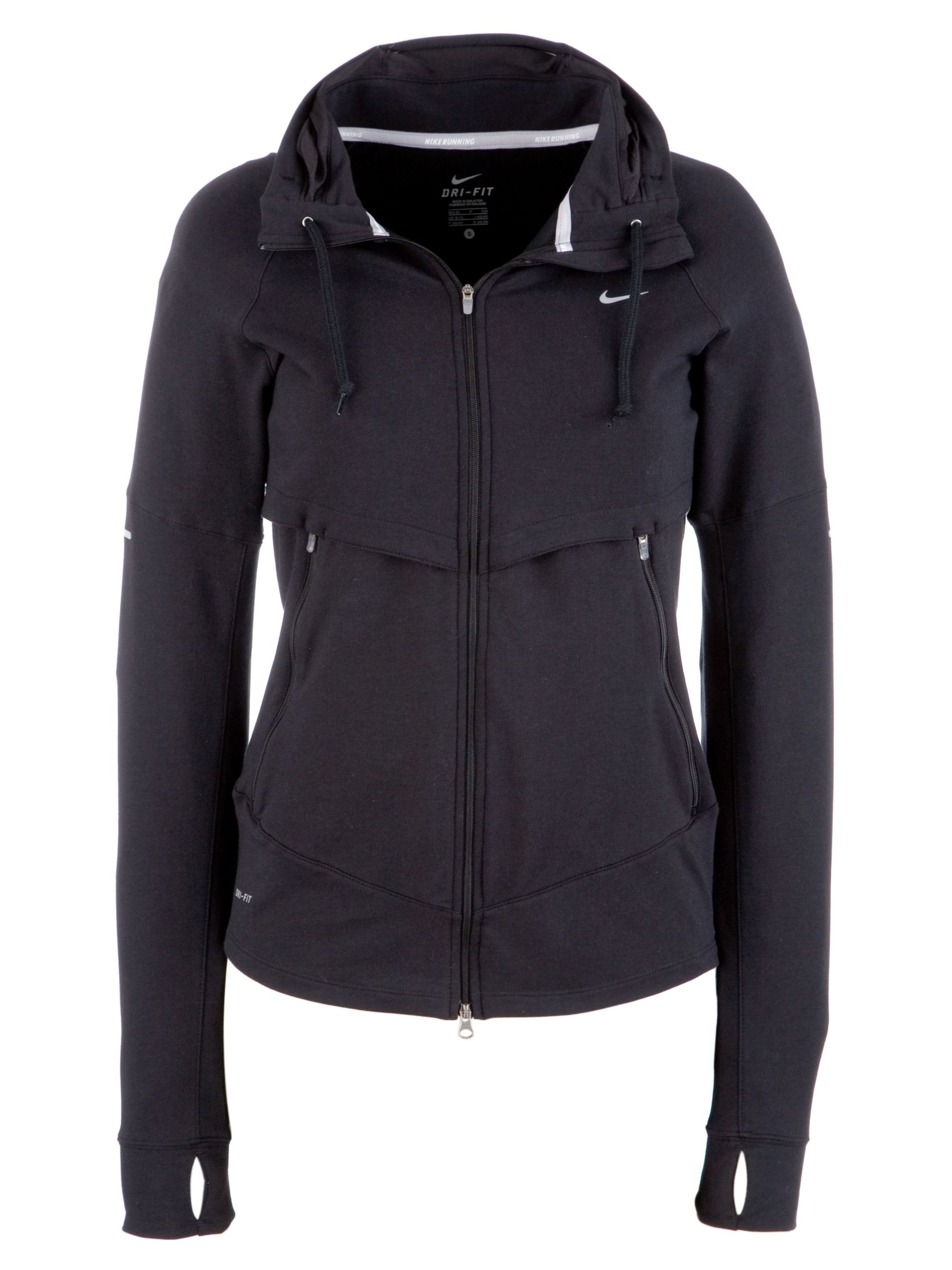 Nike Dri Fit Women39s Knit Track Jacket Black 12 14
