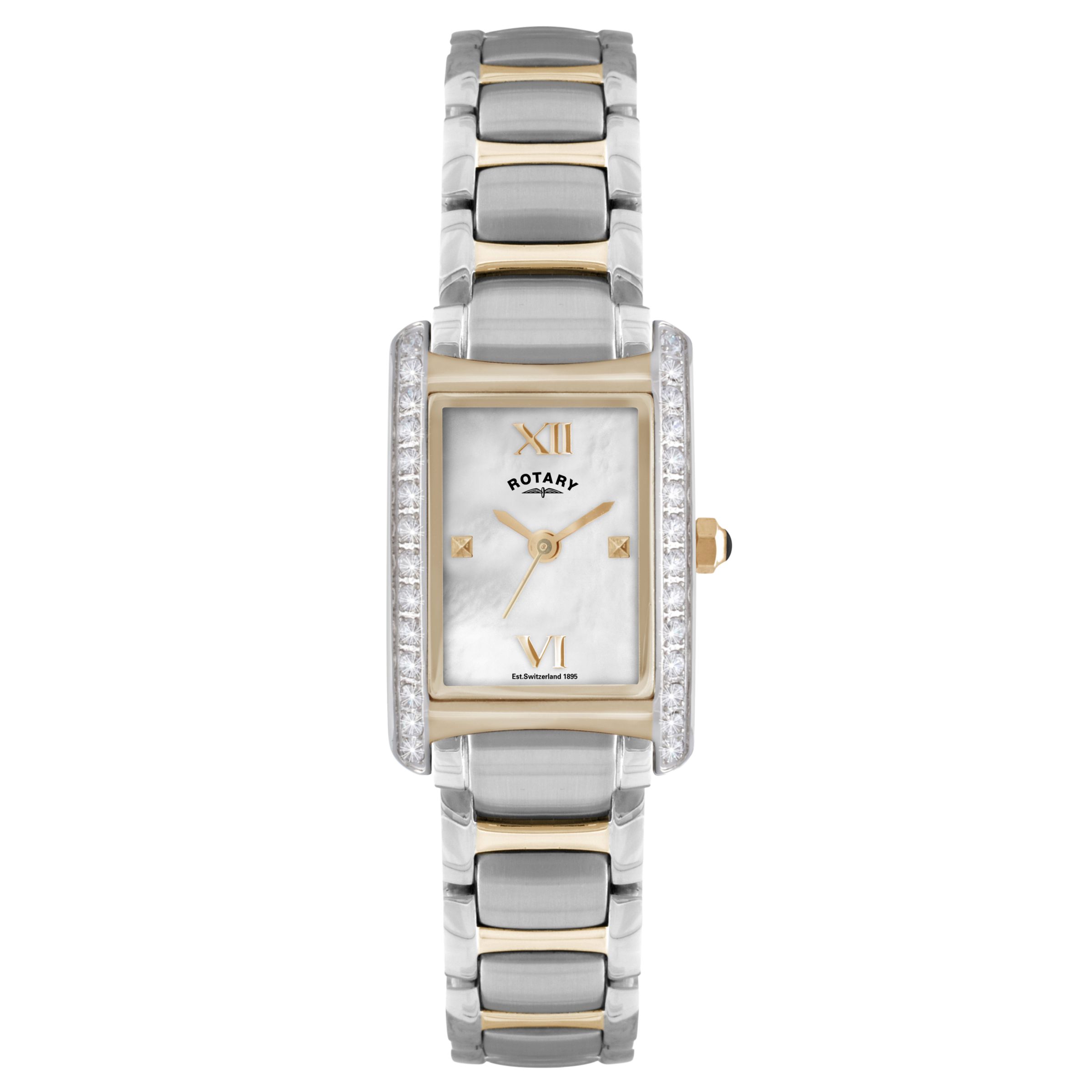 Rotary LB02796/06 Women's Stone Set Watch at JohnLewis