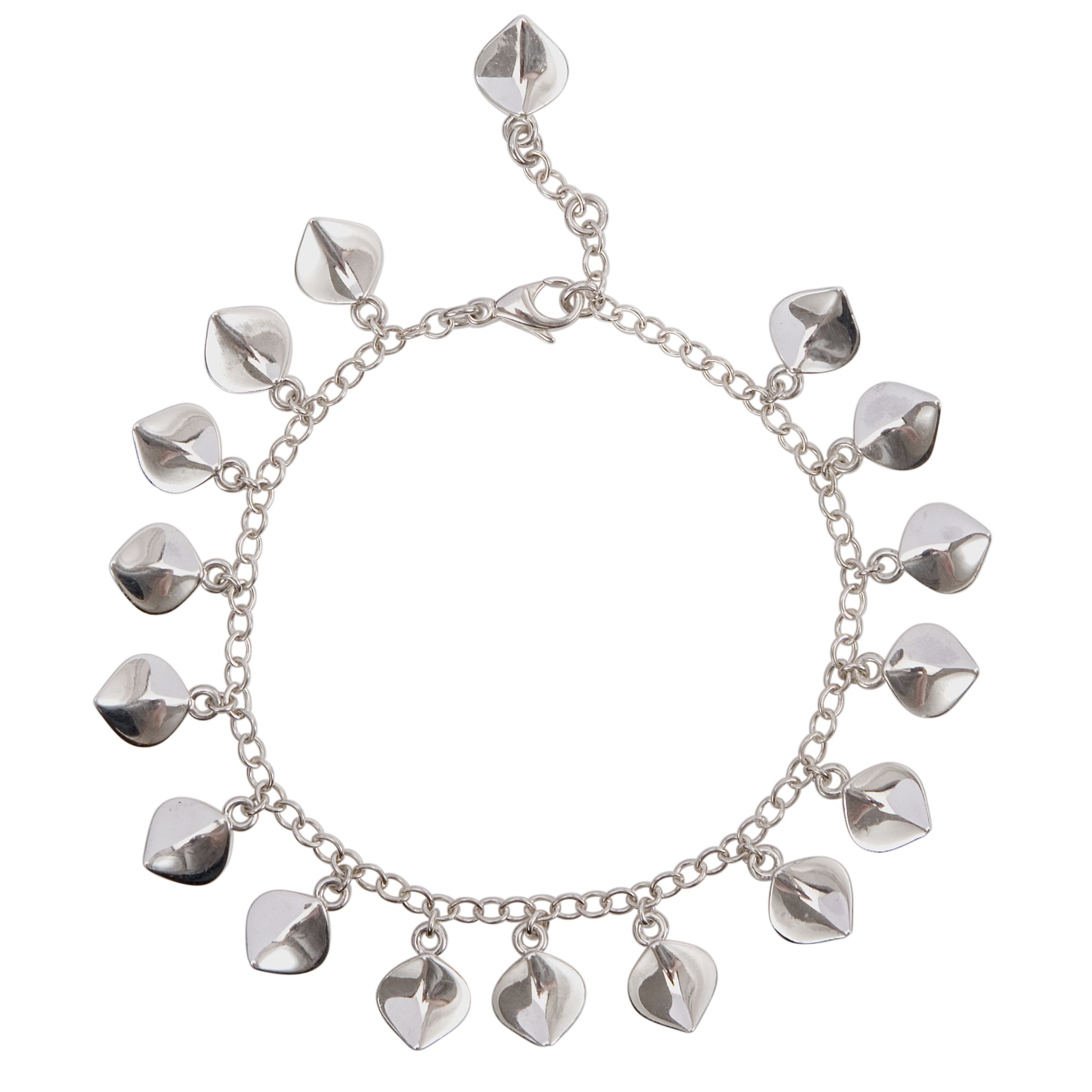 Dinny Hall Silver Lotus Petal Bracelet at John Lewis