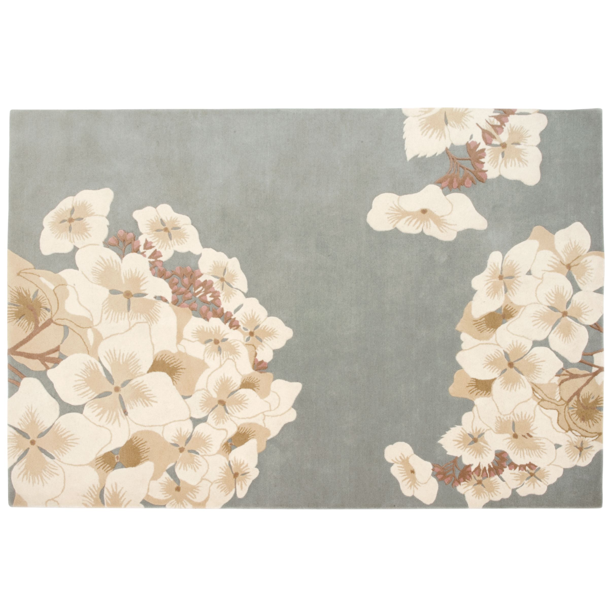 Sanderson Lacecap Rug, Mineral at John Lewis