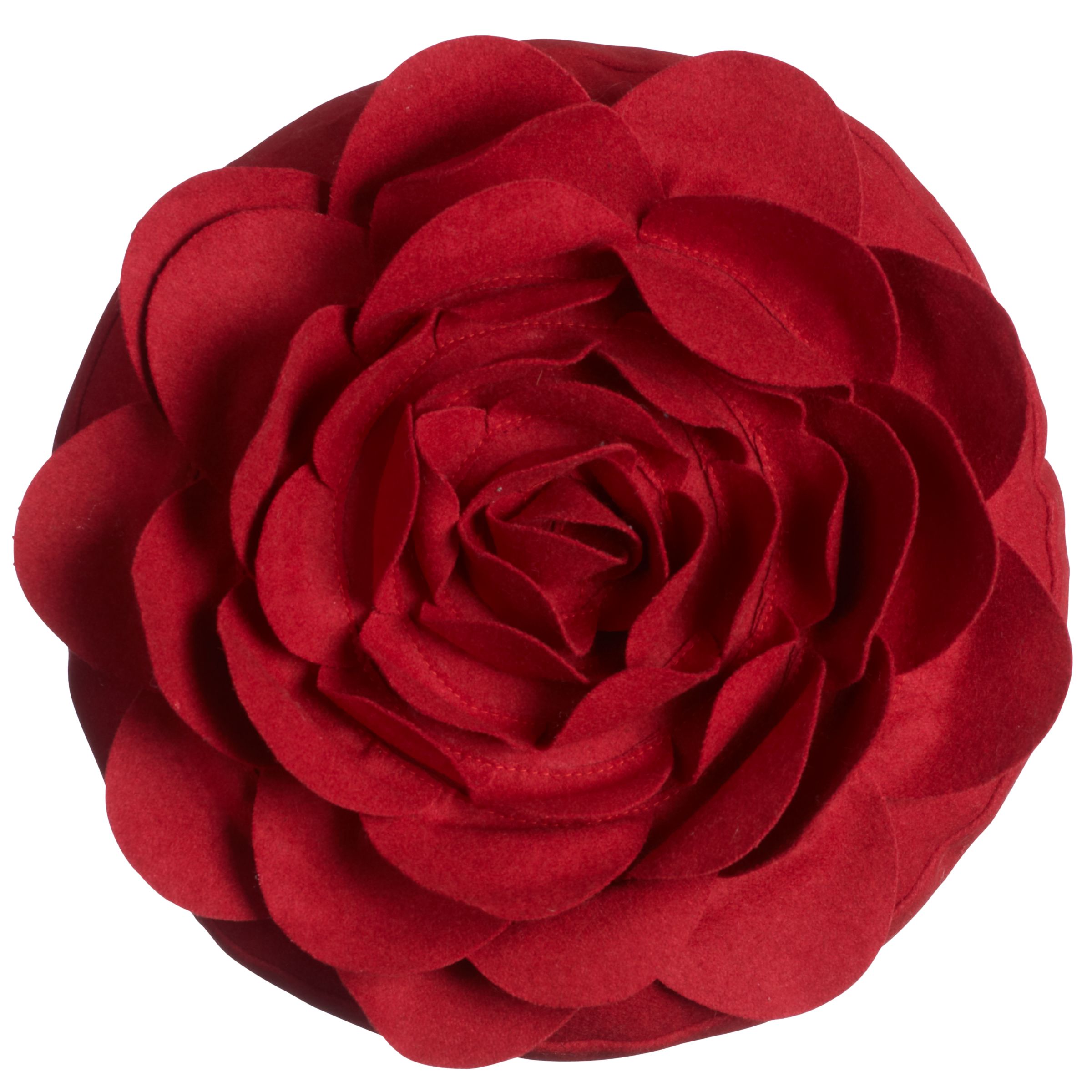 John Lewis Round Flower Cushion, Lacquer