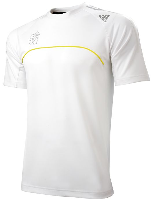 Adidas Team 2012 Clima Stripe T-Shirt, Grey
