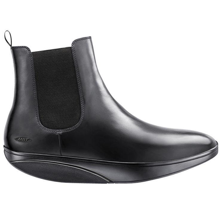 MBT Tisa Men's Leather Chelsea Boots, Otter at John Lewis