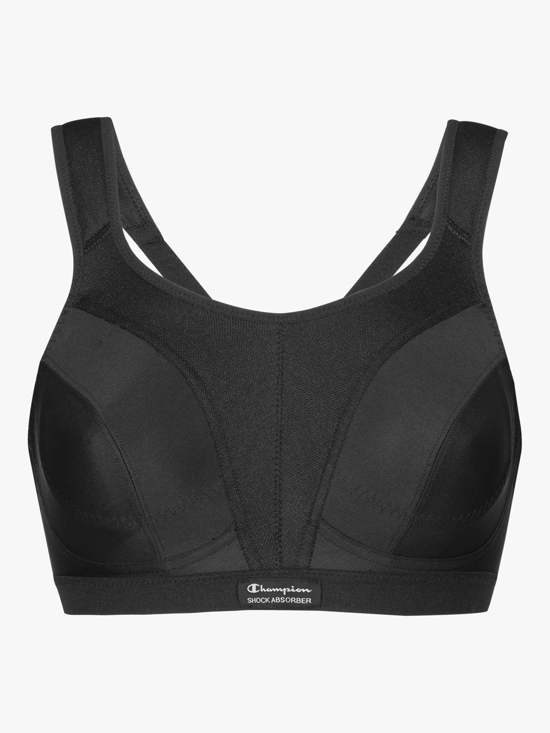 Shock Absorber Fuller Cup Sports Bra, Black