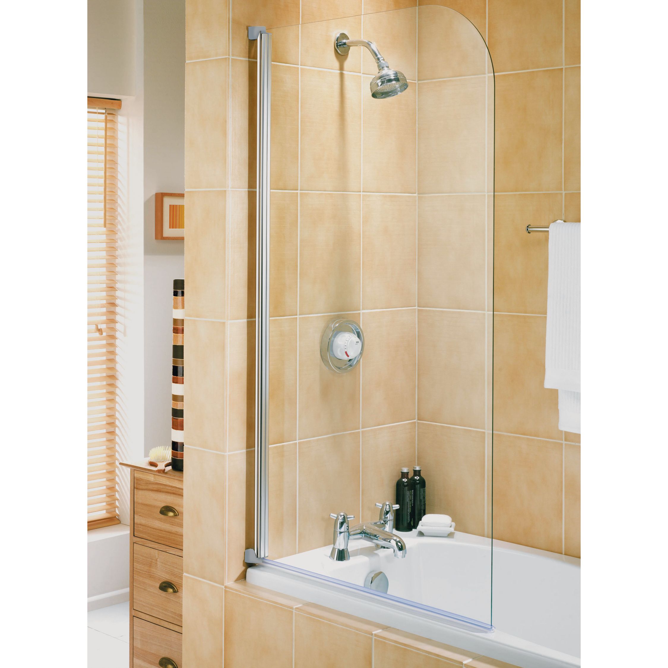 Euroguard Half Frame Shower Screen