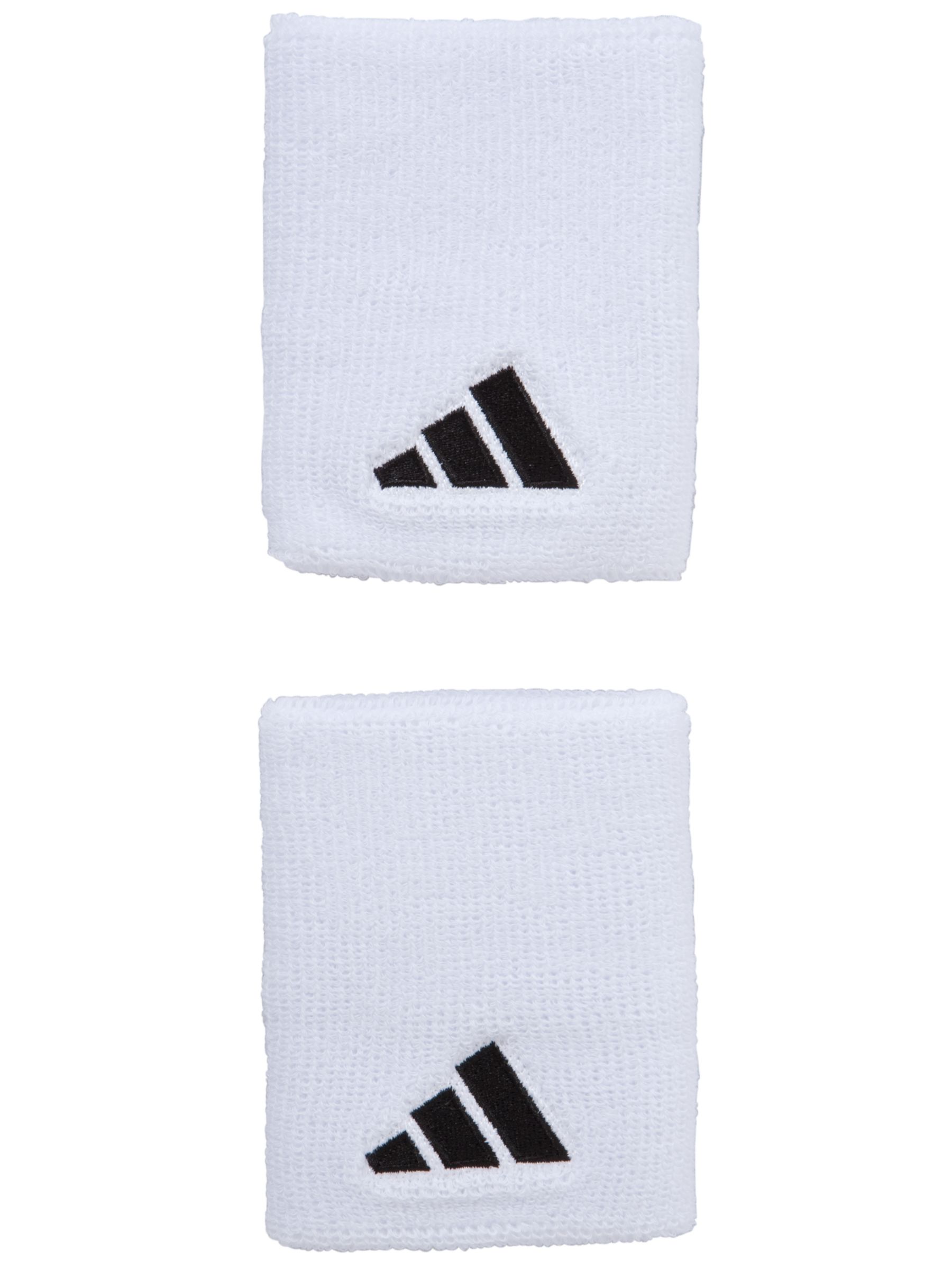 Adidas Long Tennis Wristbands Pack of 2 White