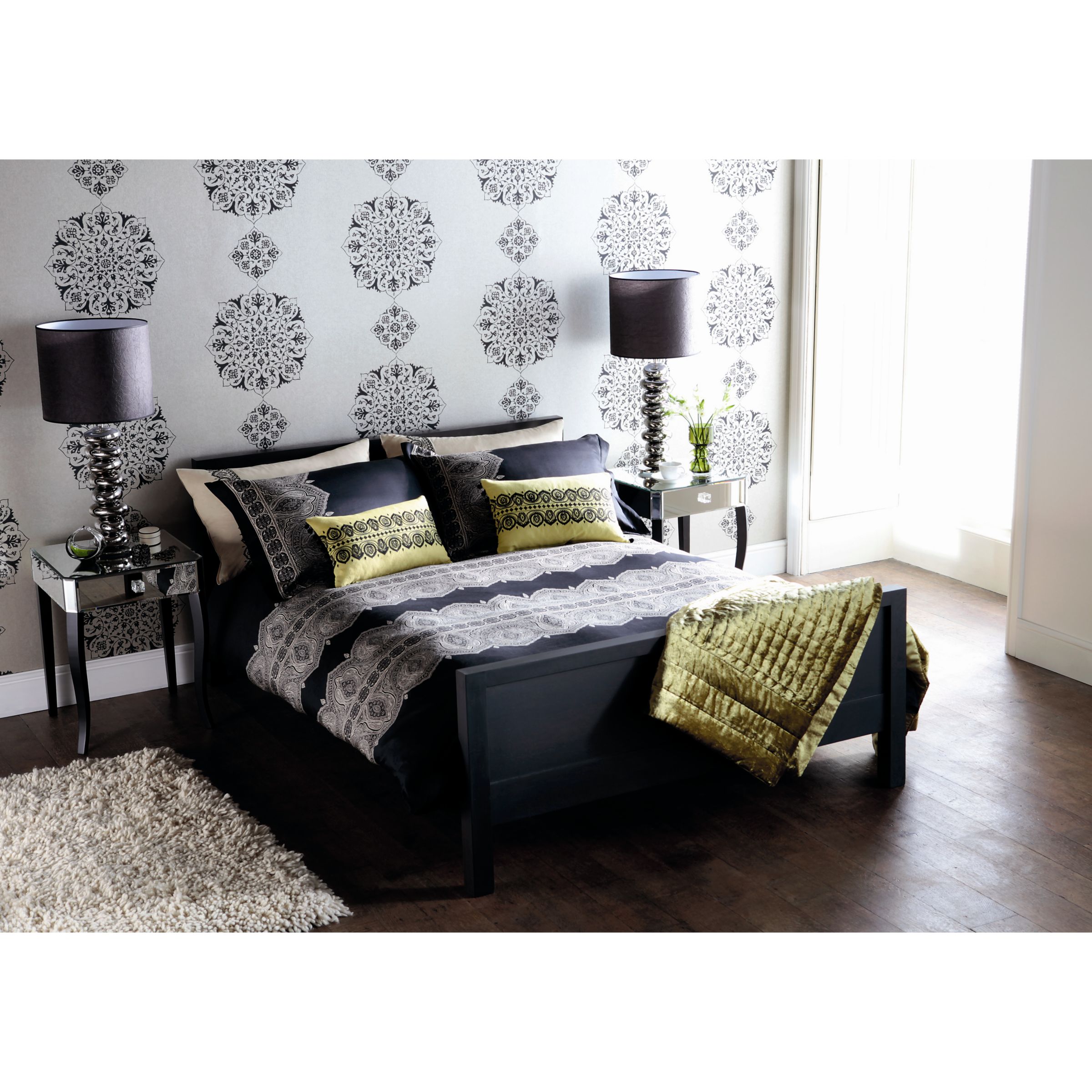 Harlequin Azara Duvet Covers, Black