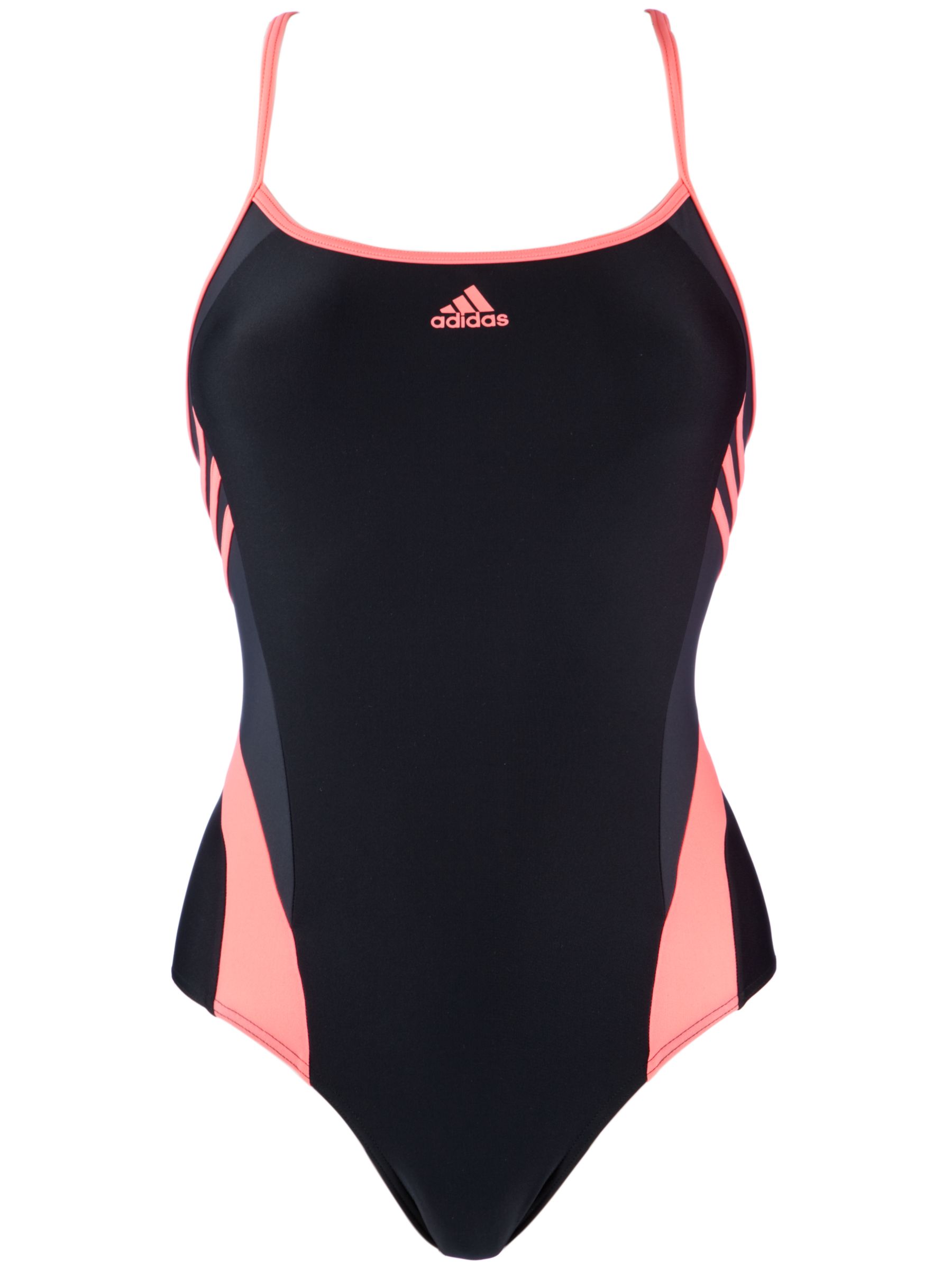 1 Piece Swimsuit, Black/pink