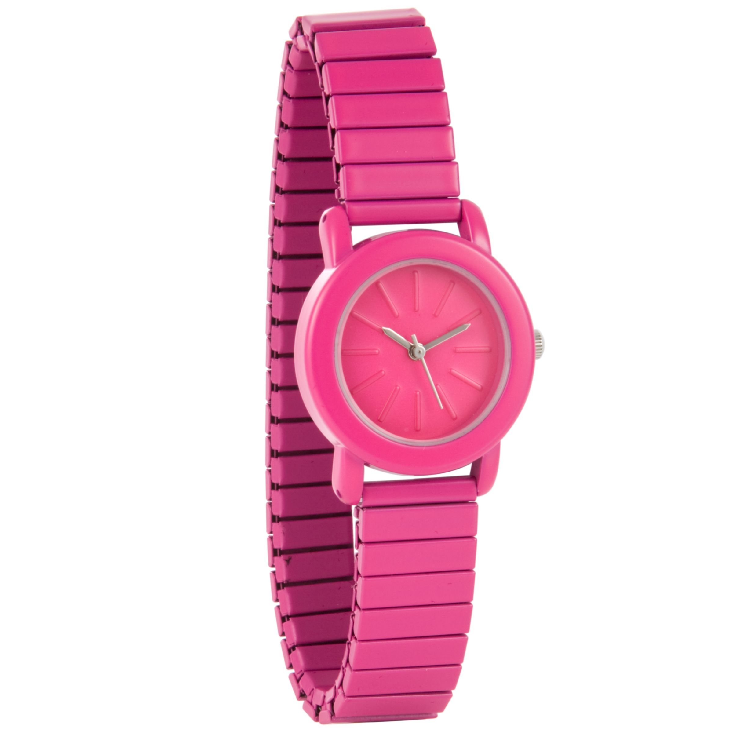 John Lewis Women Expander Bracelet Watch, Pink