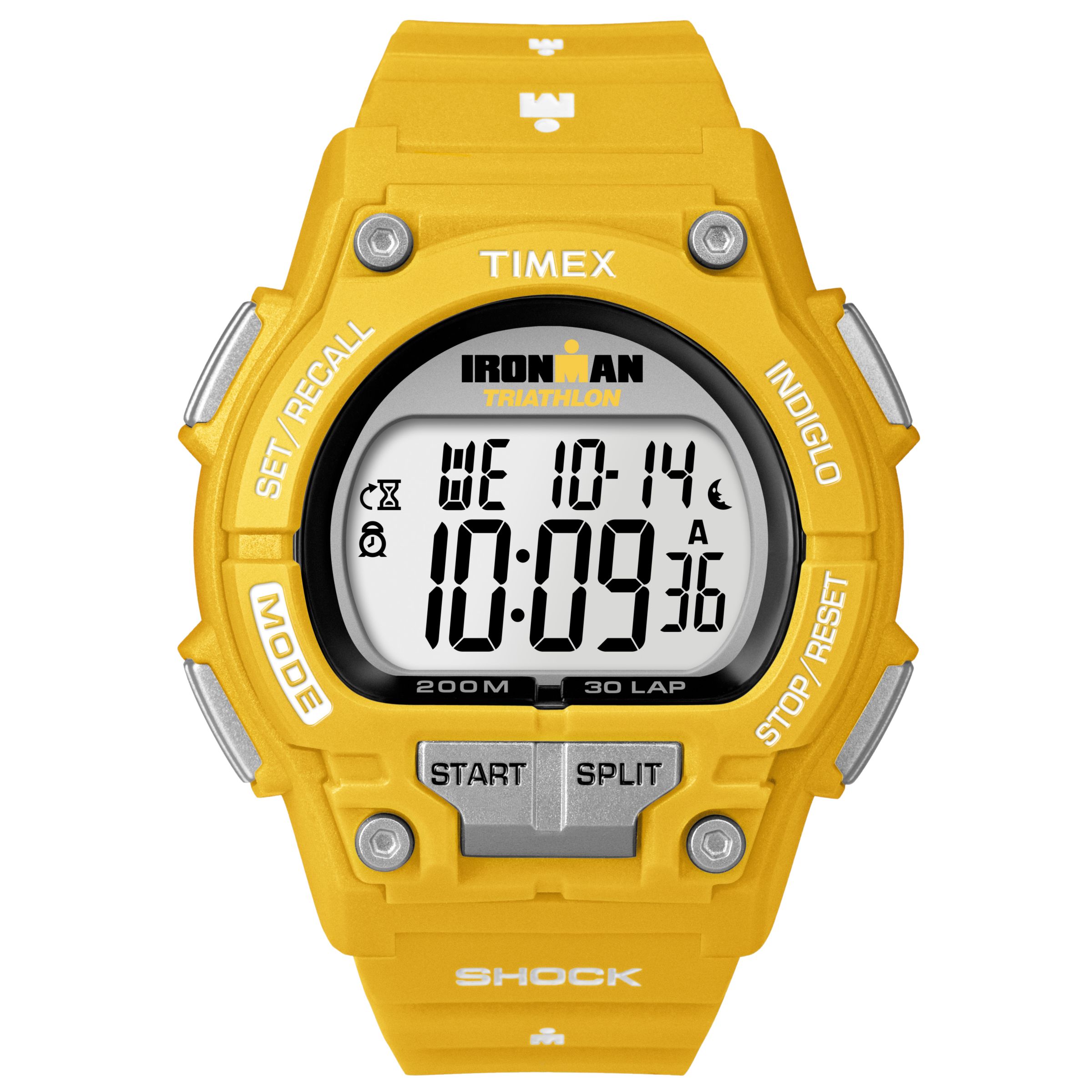 Timex Originals T5K429 Classic Shock Unisex Digital Watch, Yellow