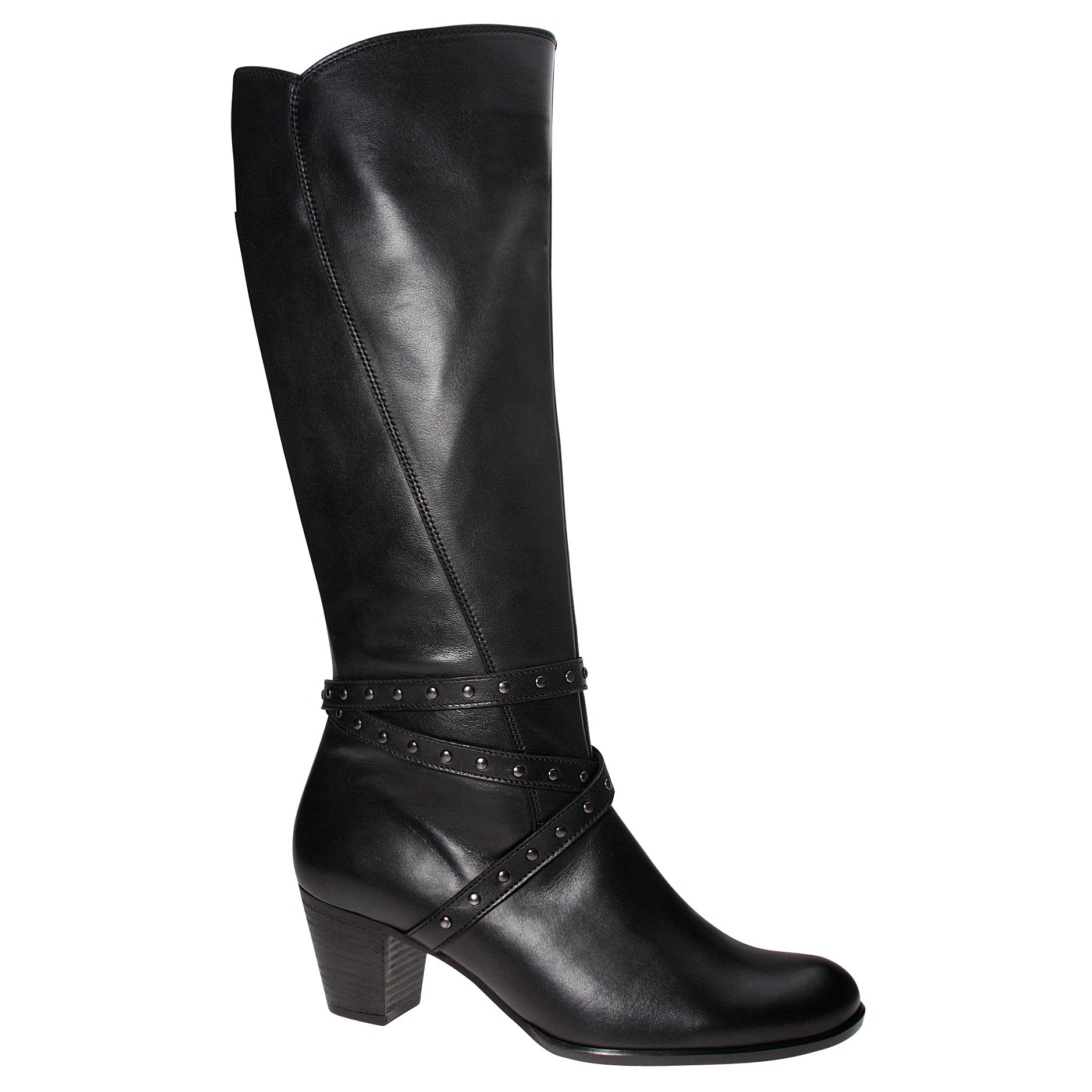 Gabor Oceana Classic Long Boots, Black, 6.5 at John Lewis