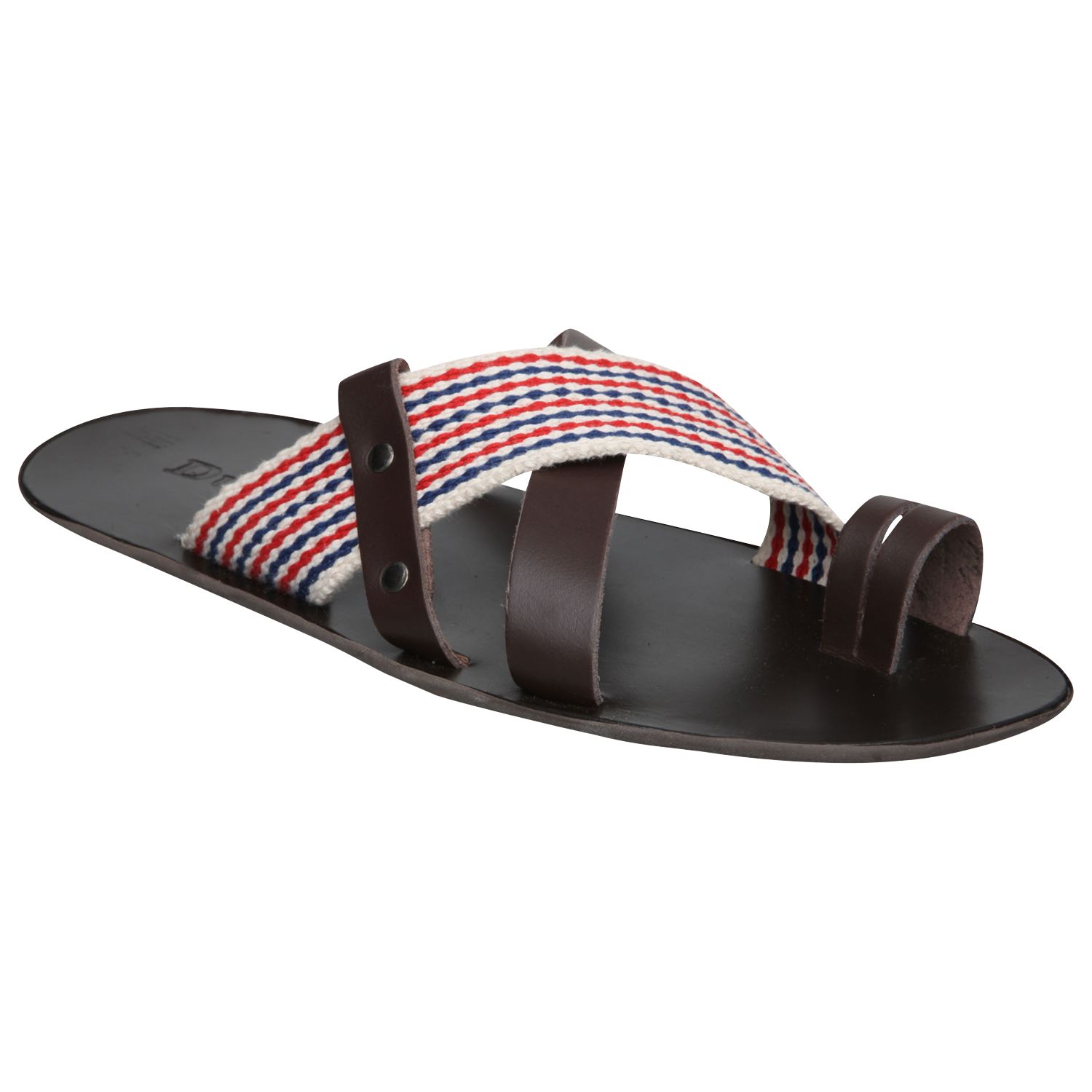 Dune Itter Leather Stud Sandals