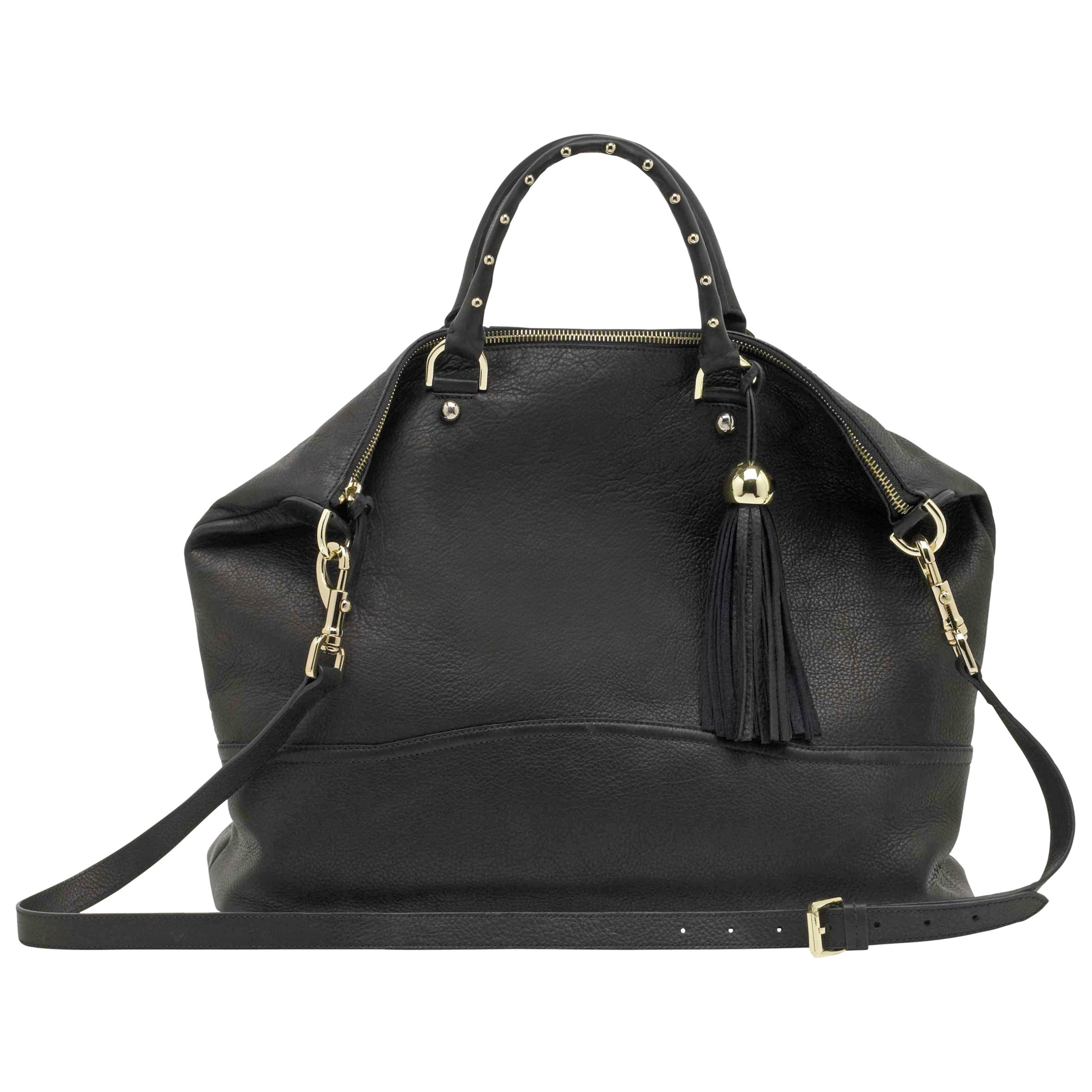 Mulberry Greta Soft Matte Tote Handbag, Black at John Lewis