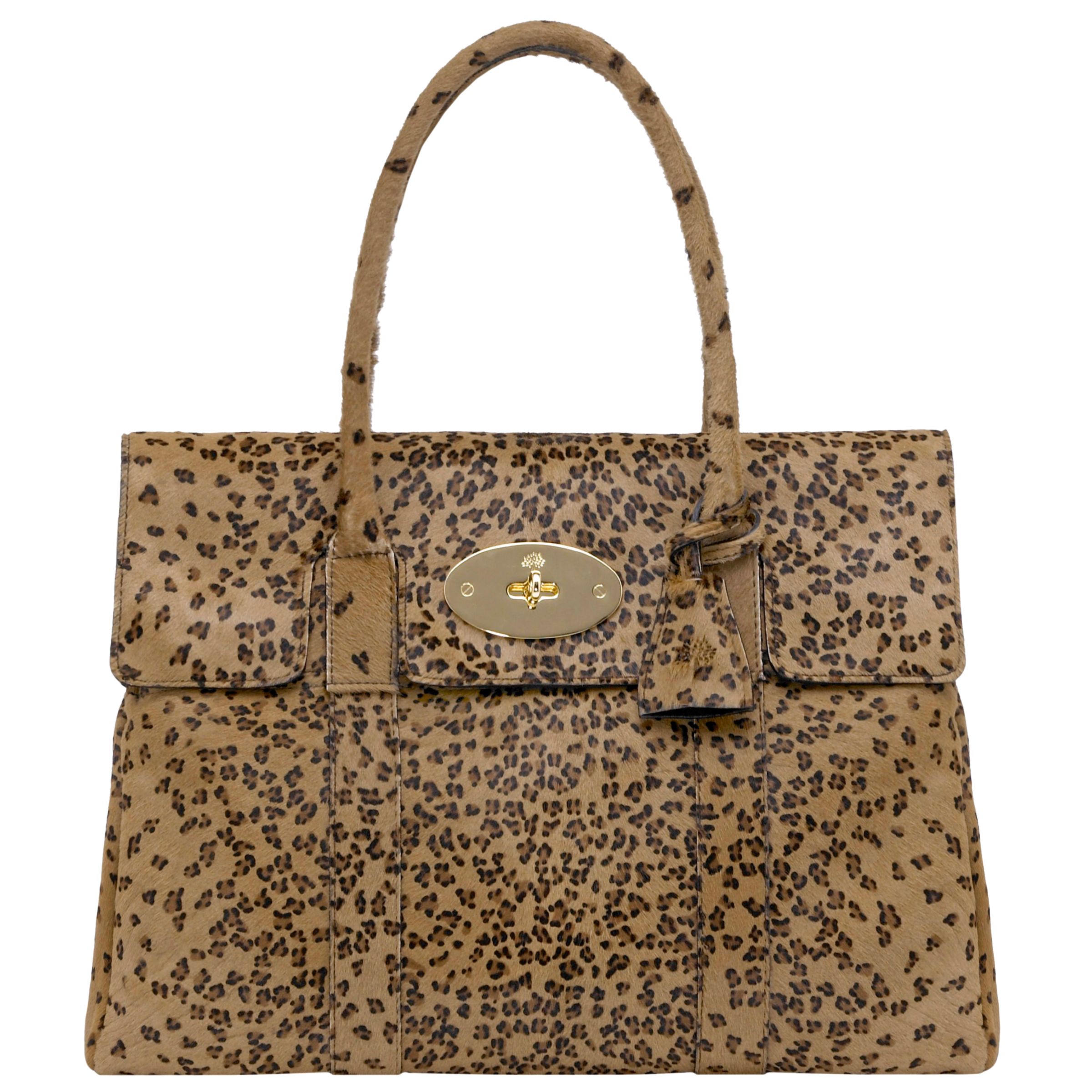 Mulberry Bayswater Leopard Print, Camel at JohnLewis
