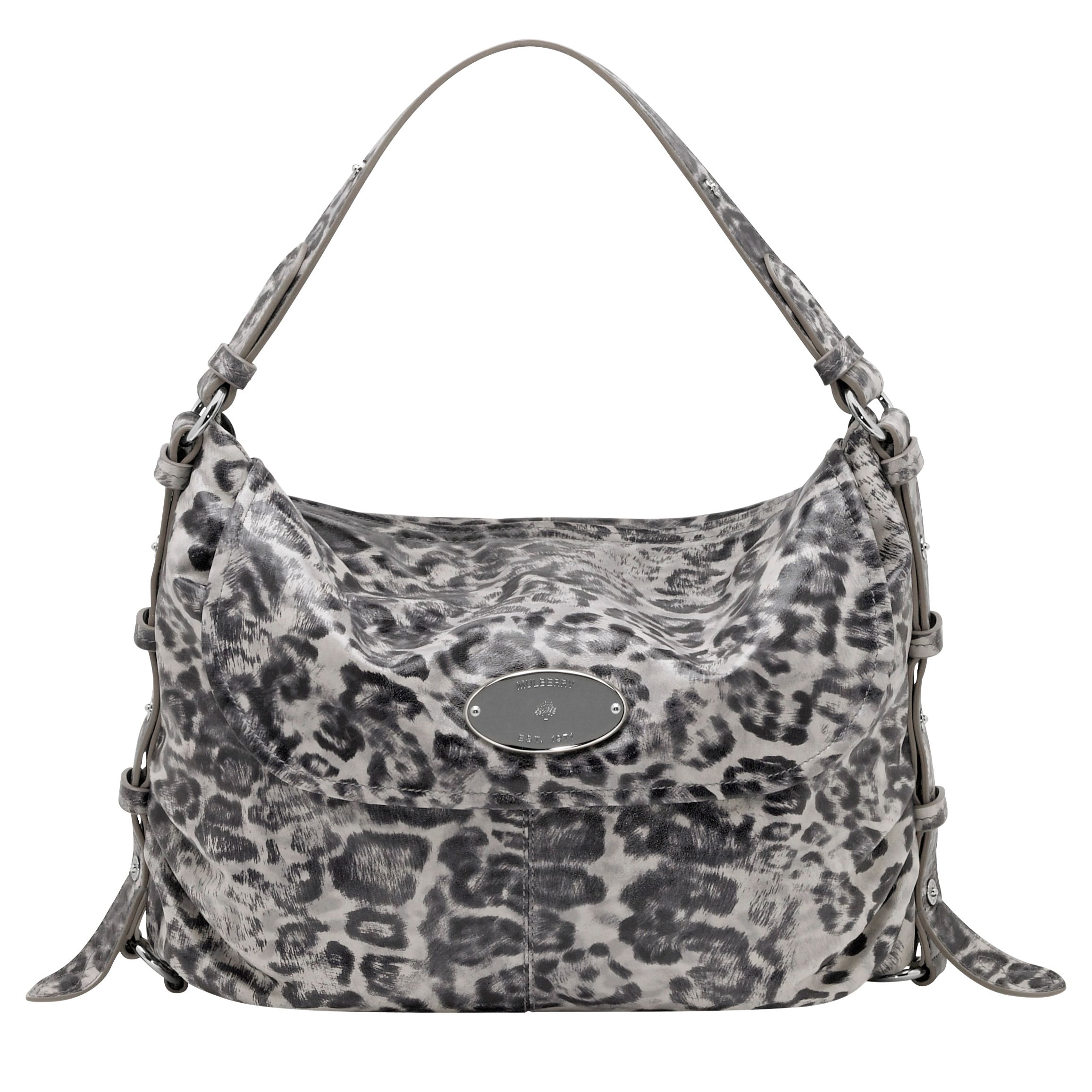 Mulberry Hayden Shoulder Handbag, Leopard at John Lewis