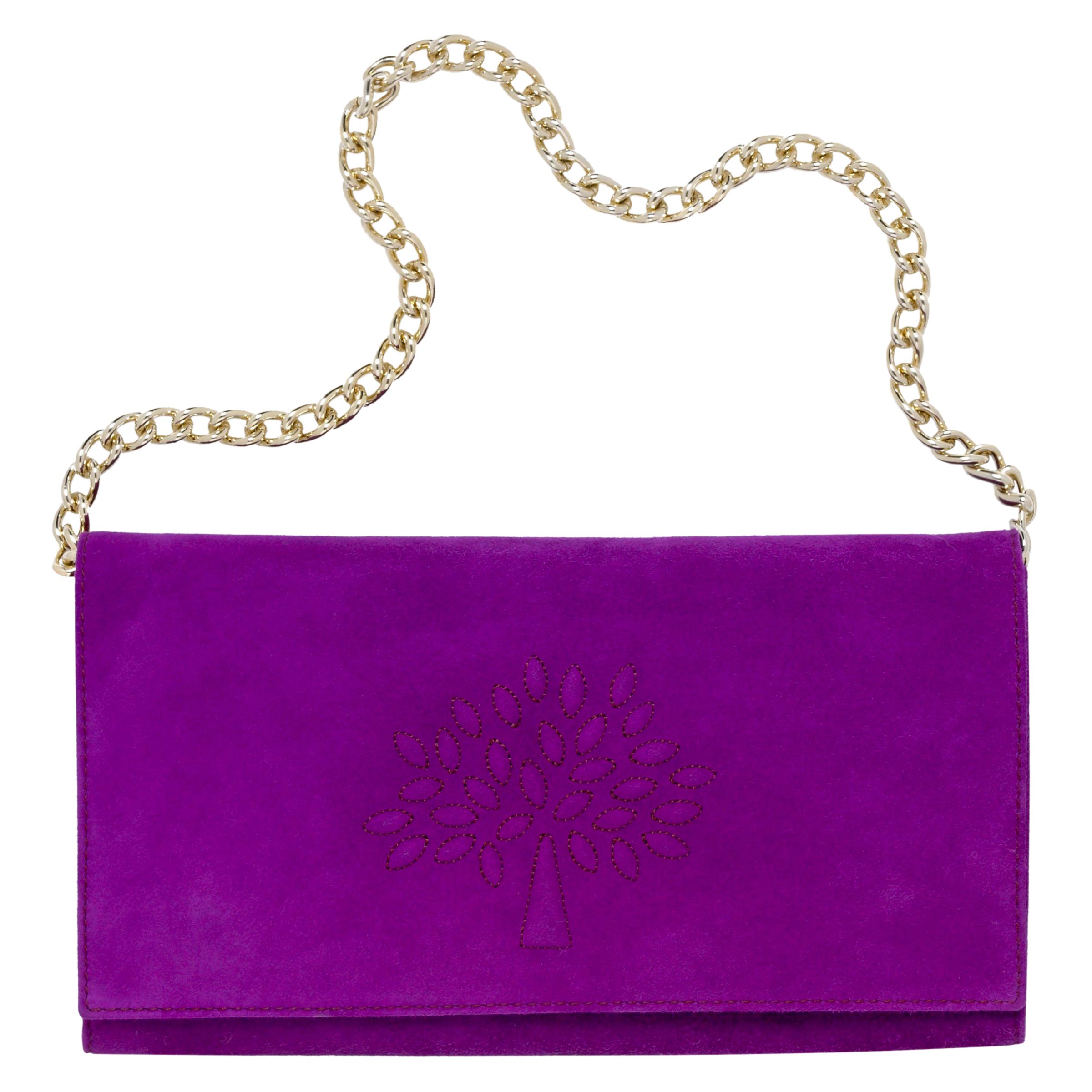 Mulberry Ava With Tree Handbag, Plum at John Lewis