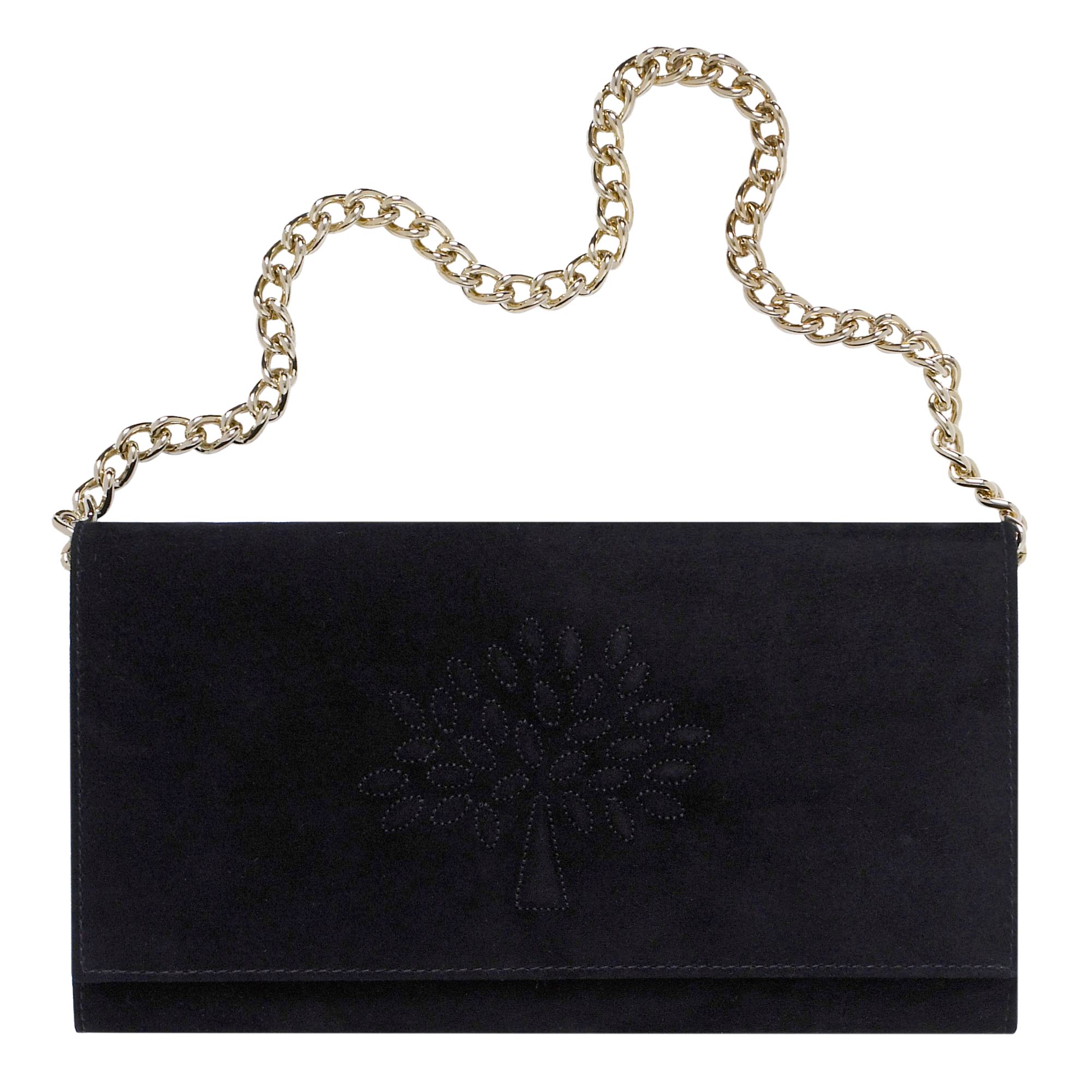 Mulberry Ava With Tree Handbag, Black at John Lewis