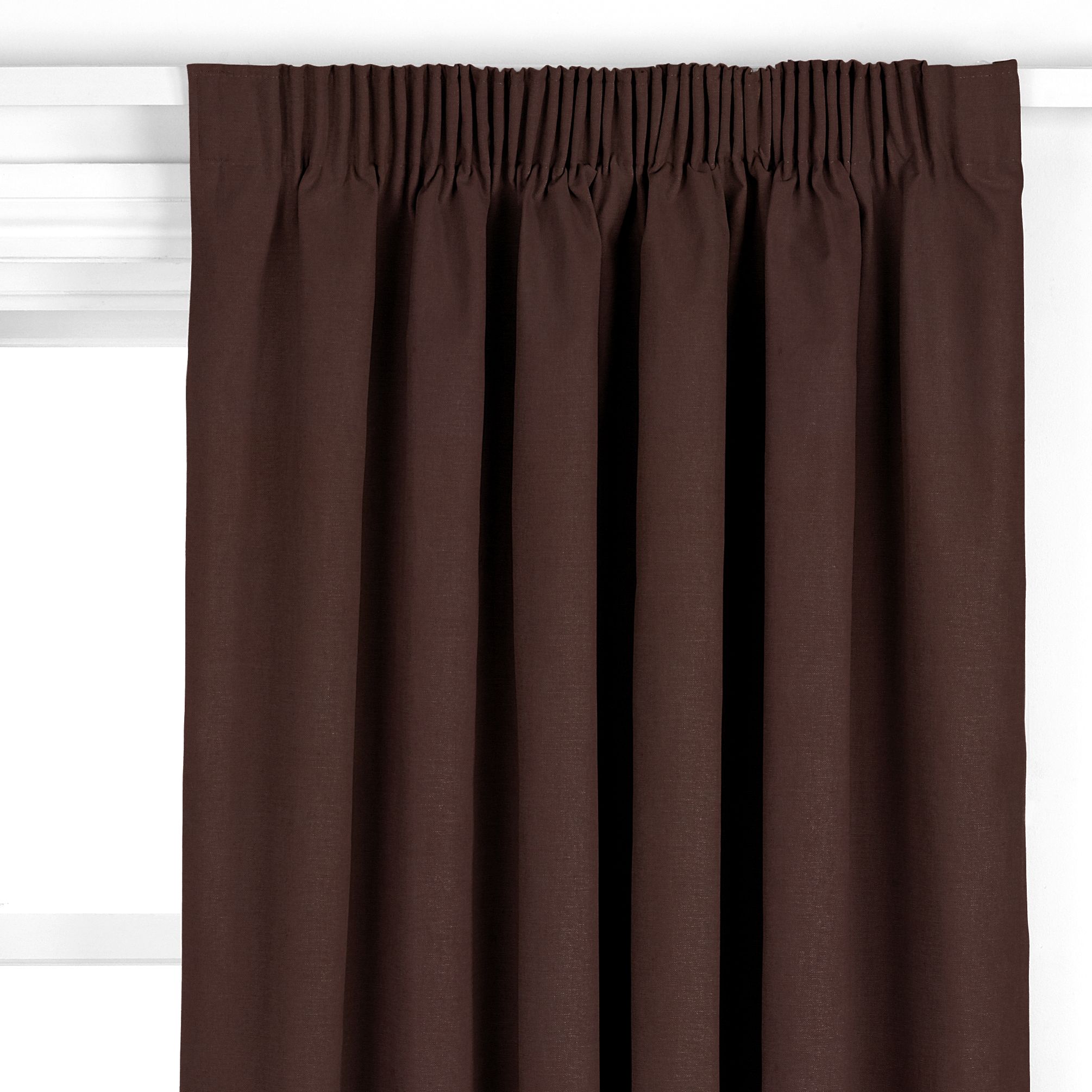 Eskdale Pencil Pleat Curtains, Earth