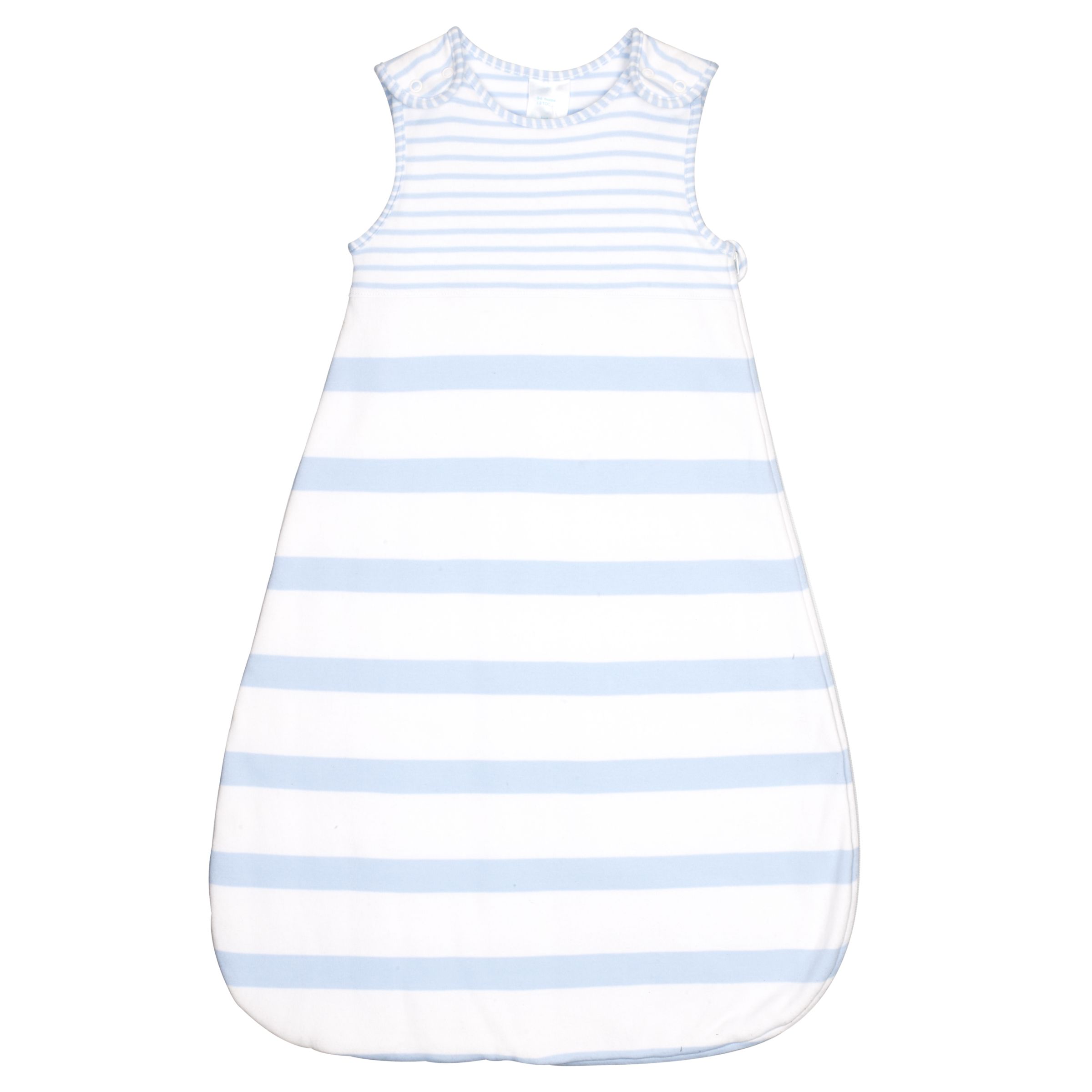 John Lewis Baby Stripe Sleeping Bag, 2.5 Tog, Blue