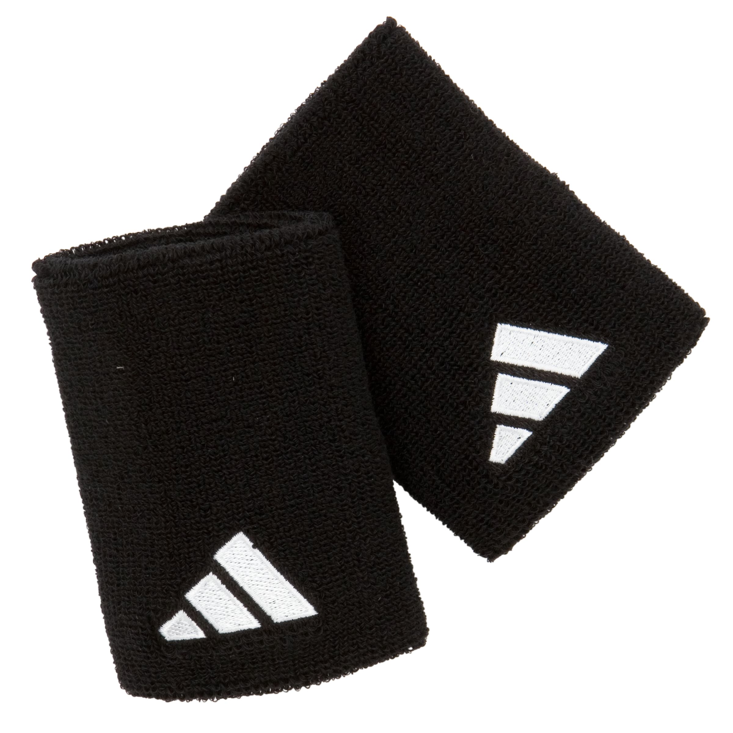 Adidas Long Tennis Wristbands Pack of 2 Black