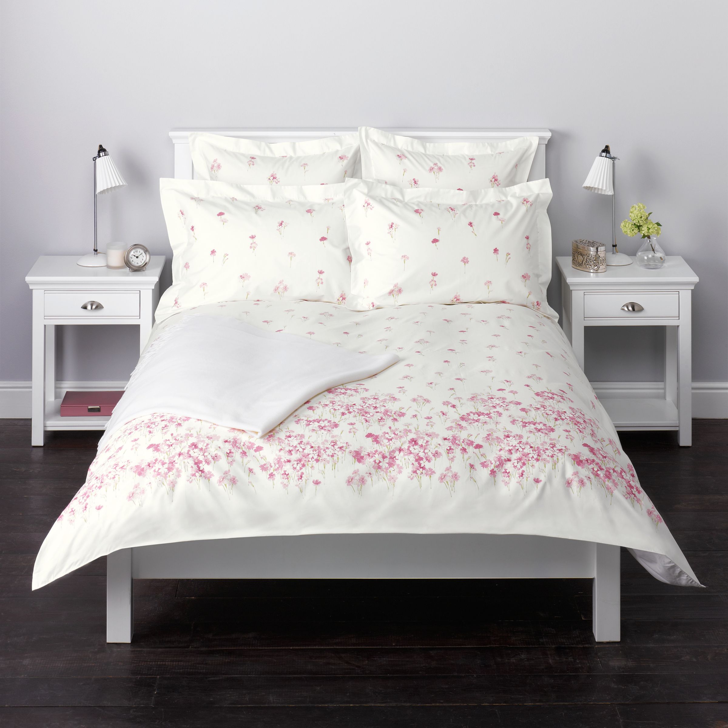 John Lewis Flower Garden Duvet Covers, Pink