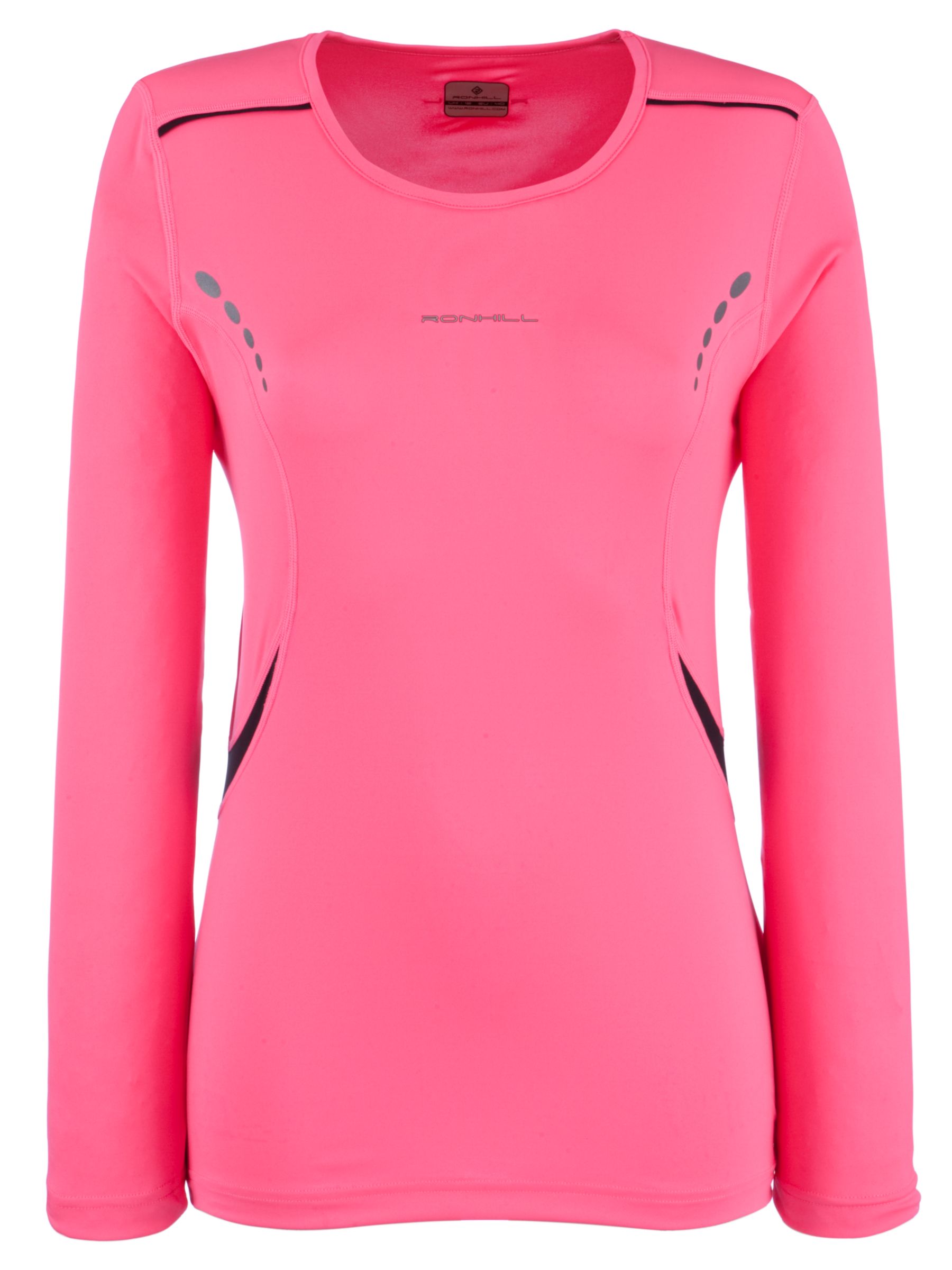 Ronhill Vizion Long Sleeve T-Shirt, Pink