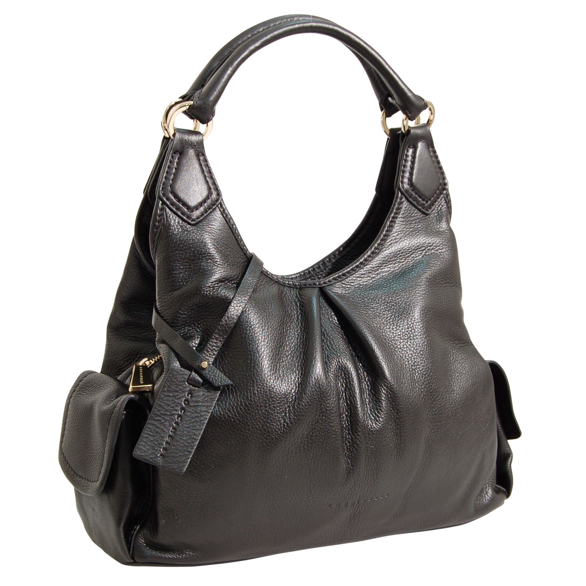 Coccinelle Cate Handbag with Triple Compartments, Black at John Lewis