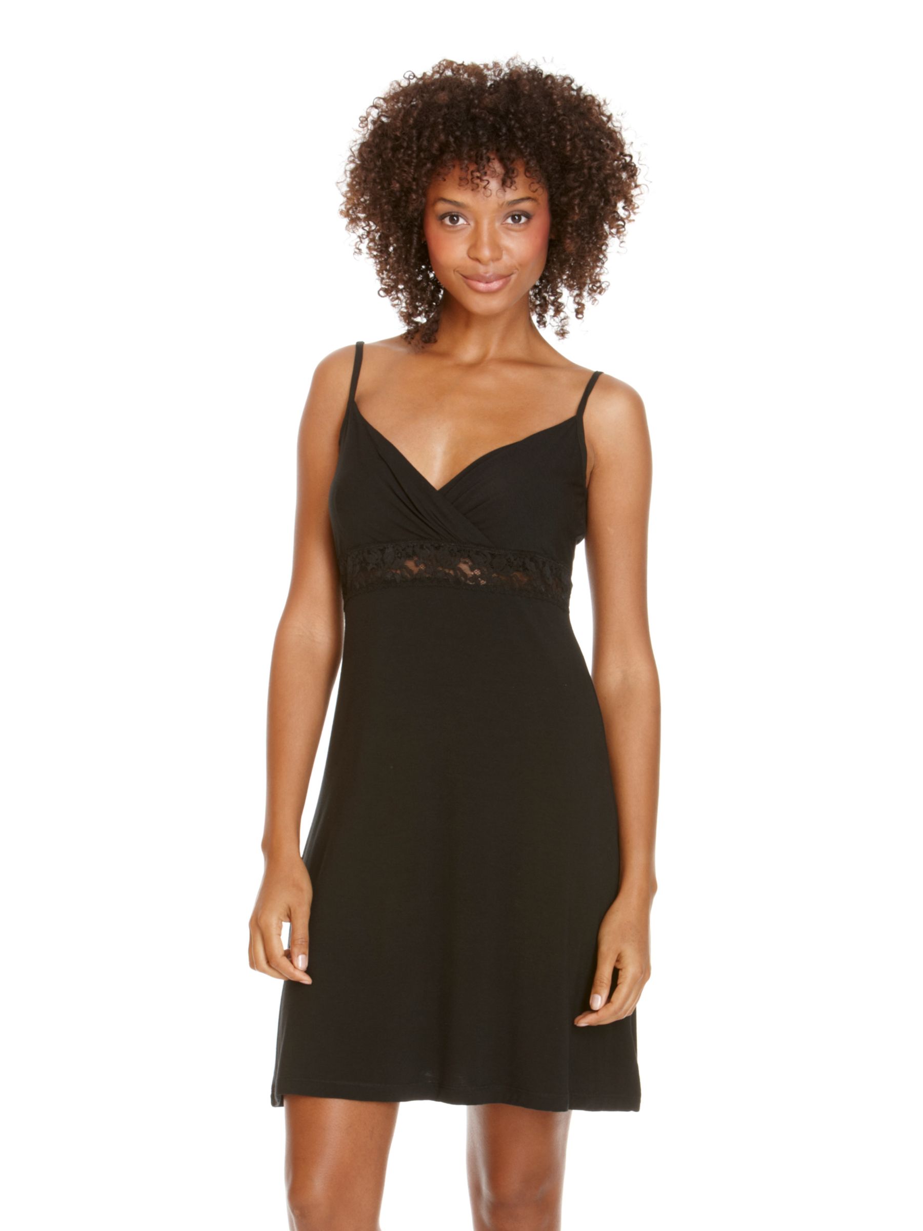 Olivia Chemise Top, Black