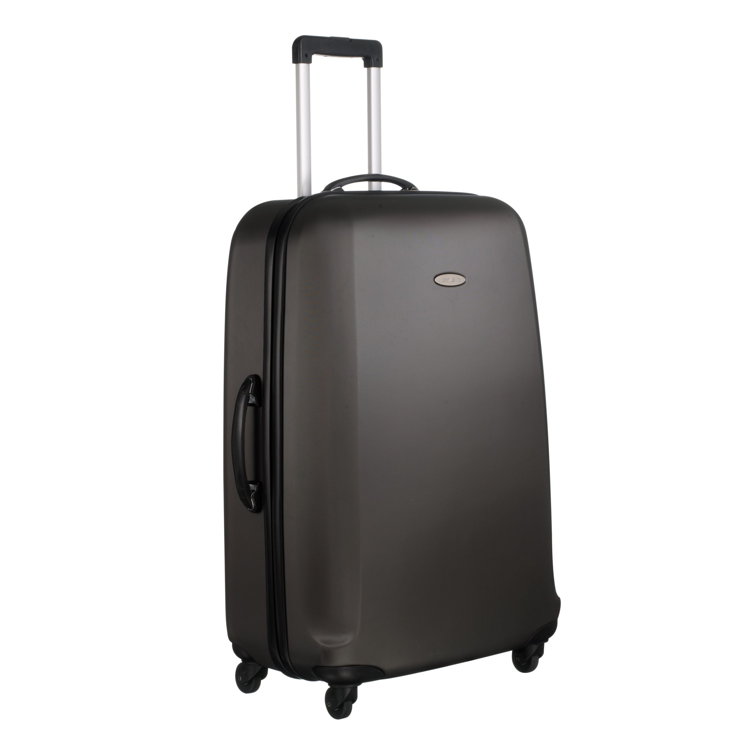 John Lewis Value 4-Wheel Hard Side Cases, Graphite, Small