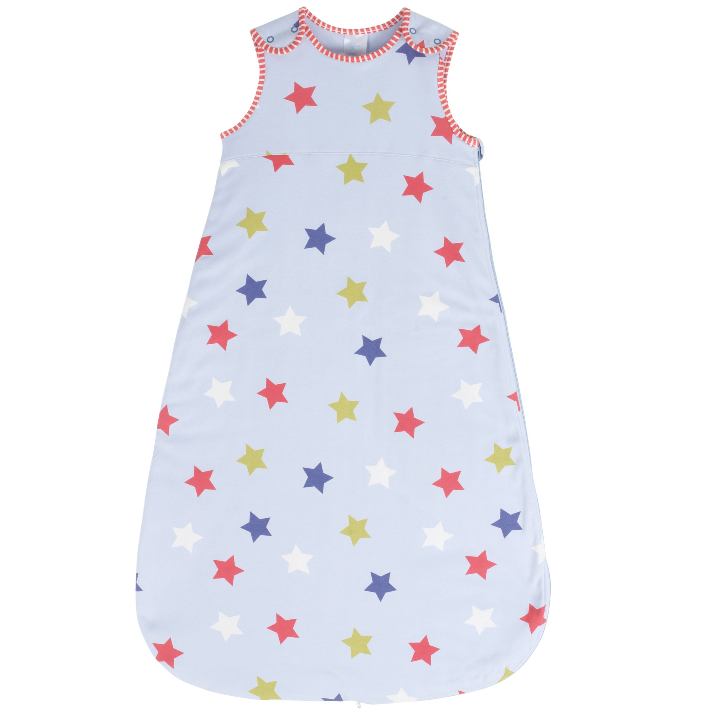 John Lewis Baby Star Sleeping Bag, 1 Tog, Blue