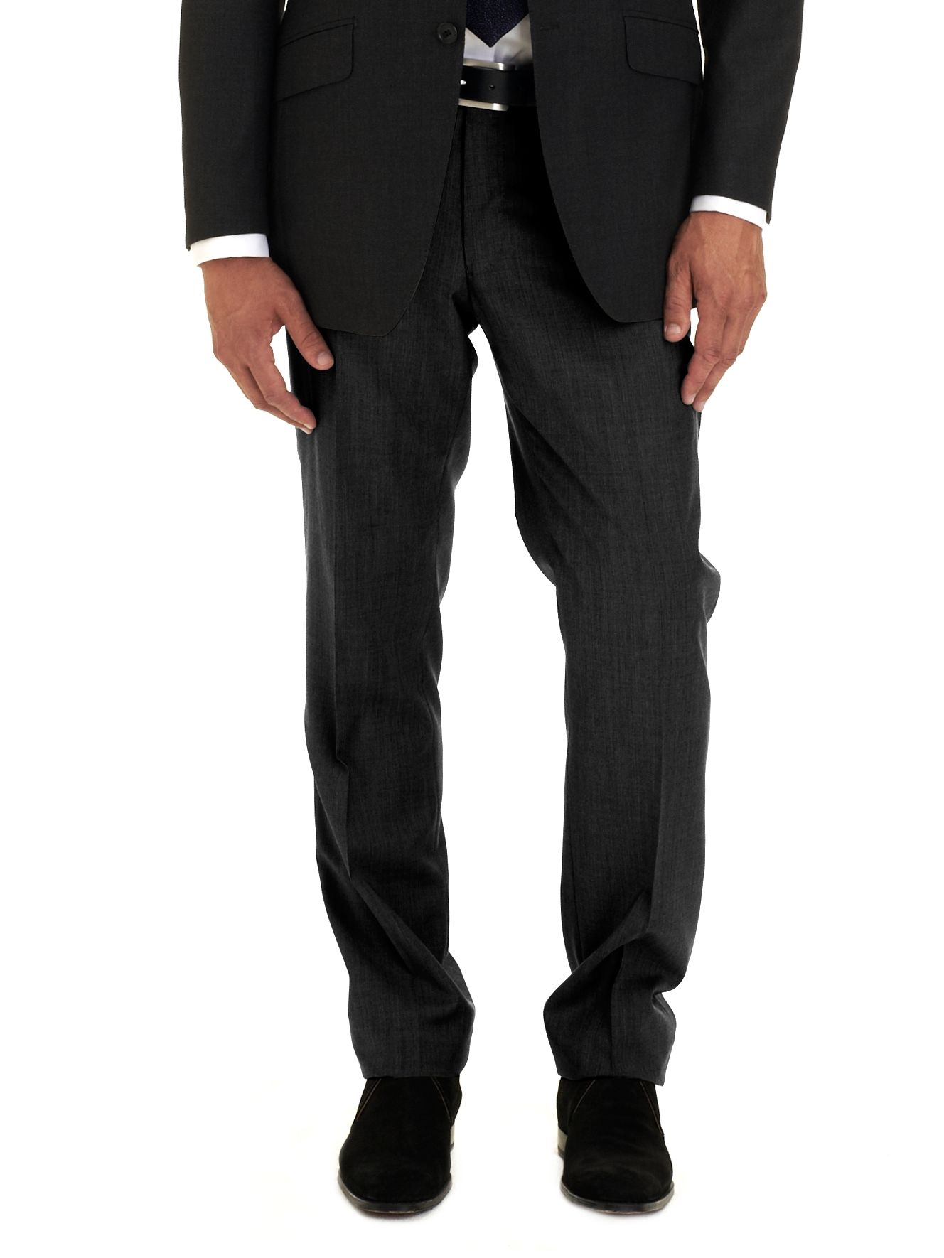 Mayfair Richard James Pindot Suit Trousers, Navy at John Lewis