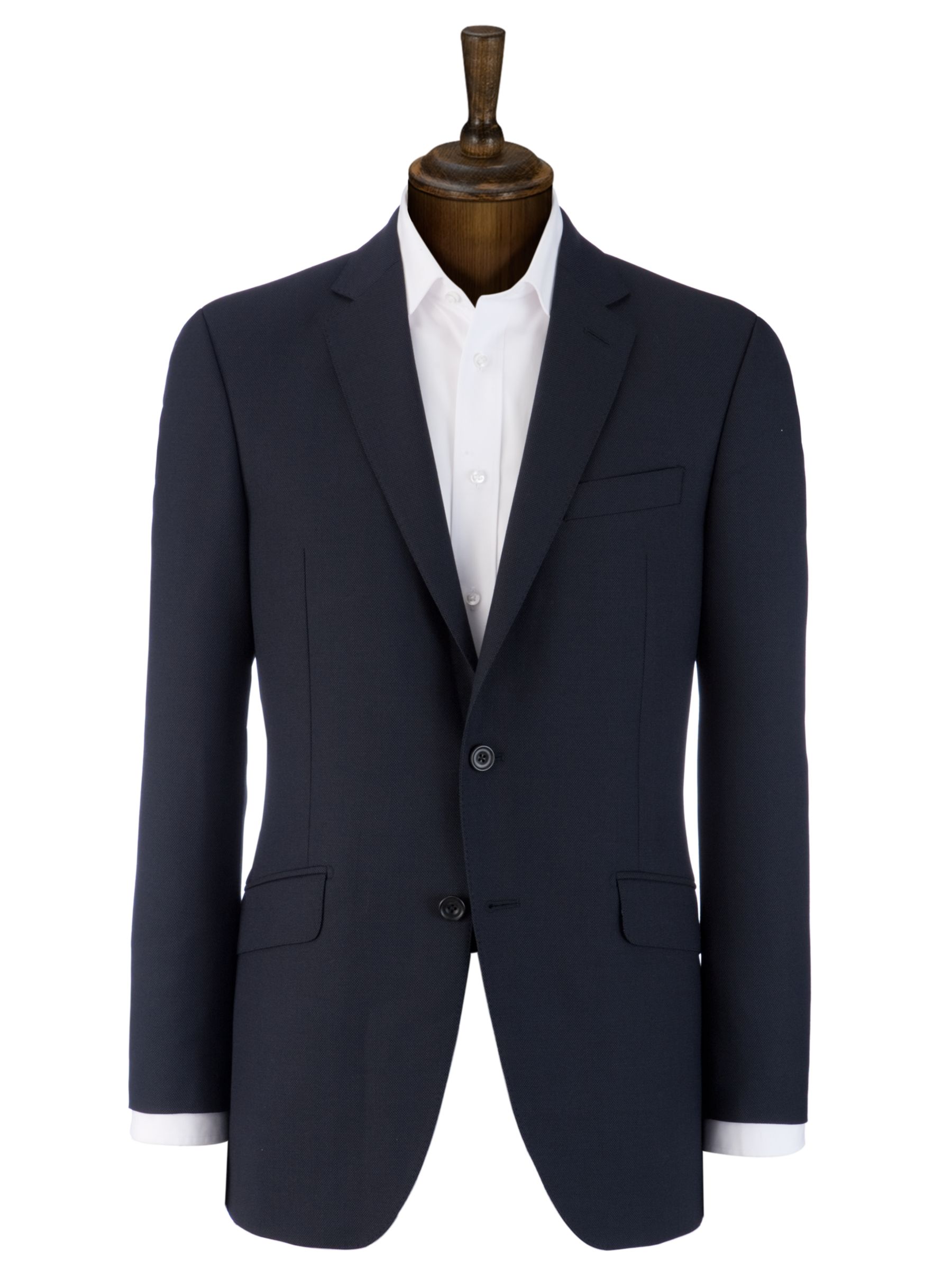 Mayfair Richard James Birdseye Suit Jacket, Navy at JohnLewis